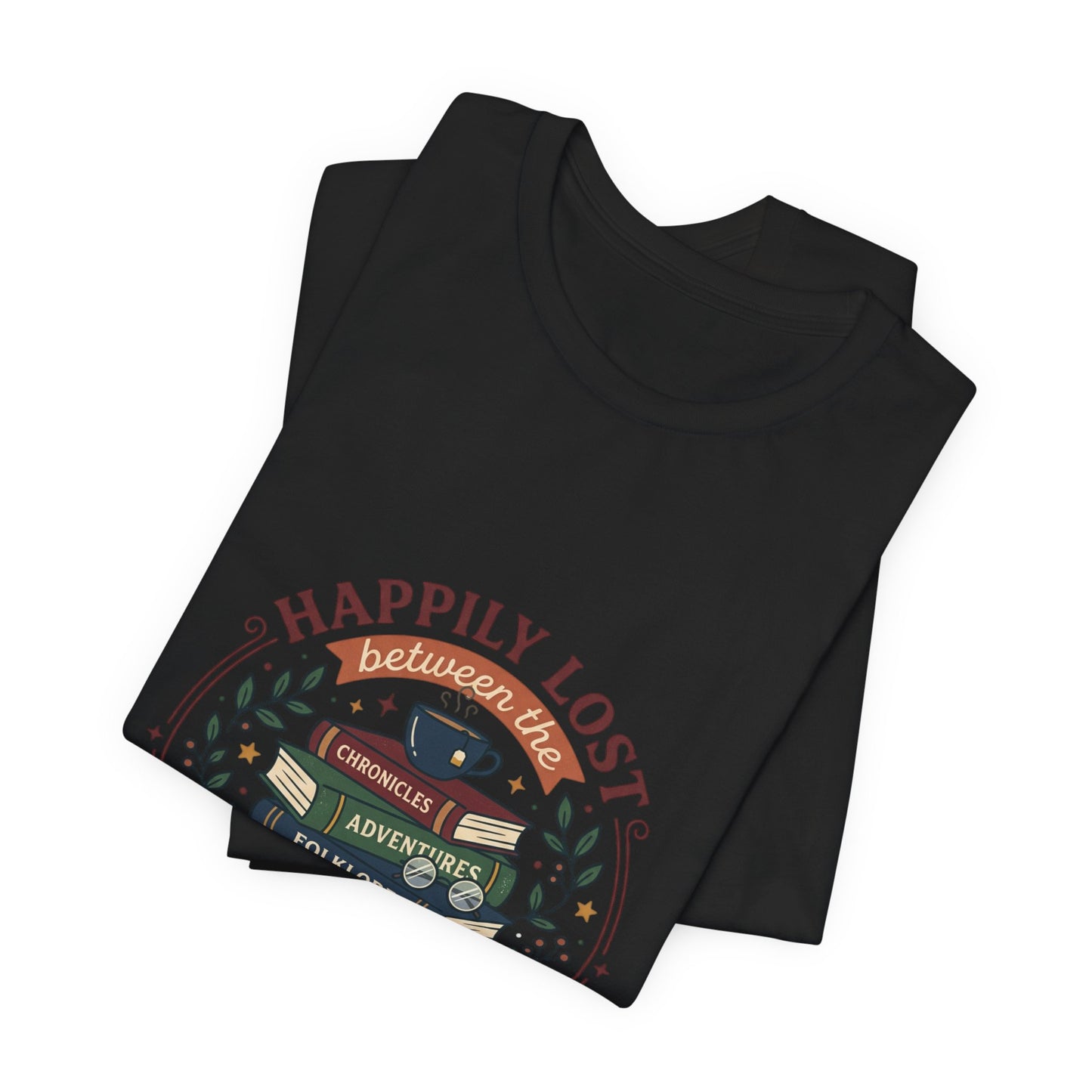 Happily Lost the Pages T-Shirt | Book Lover, Reading Shirt