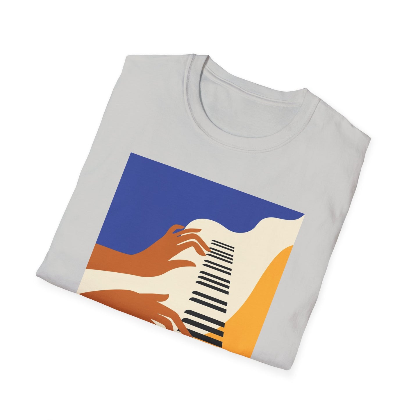 10%OFF at checkout! - Piano Hands Graphic T-Shirt — Abstract Music Art Tee