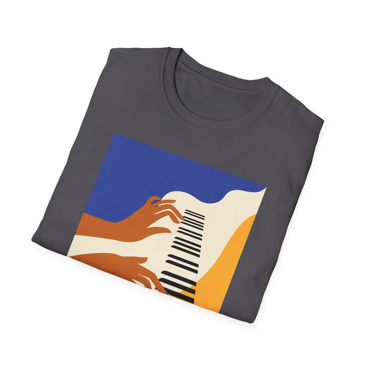 10%OFF at checkout! - Piano Hands Graphic T-Shirt — Abstract Music Art Tee