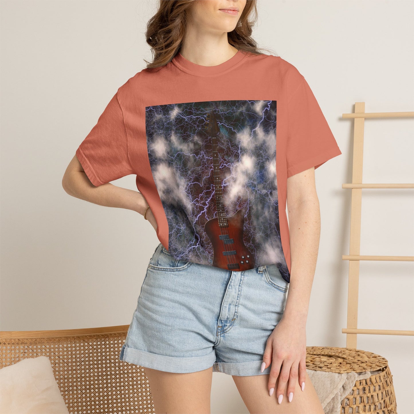 10%OFF at checkout! - Electric Guitar Lightning T-Shirt