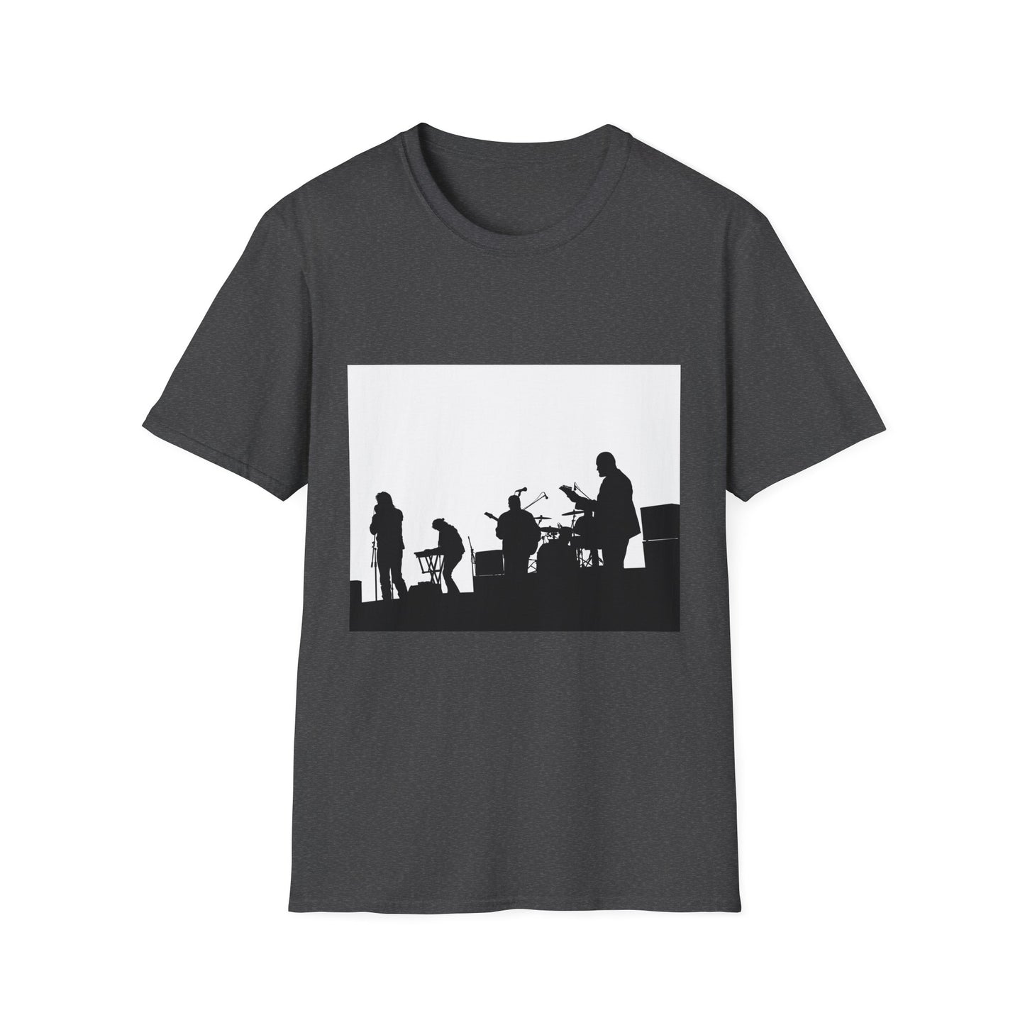 Band Silhouette T-Shirt — Live Music Stage Graphic Tee