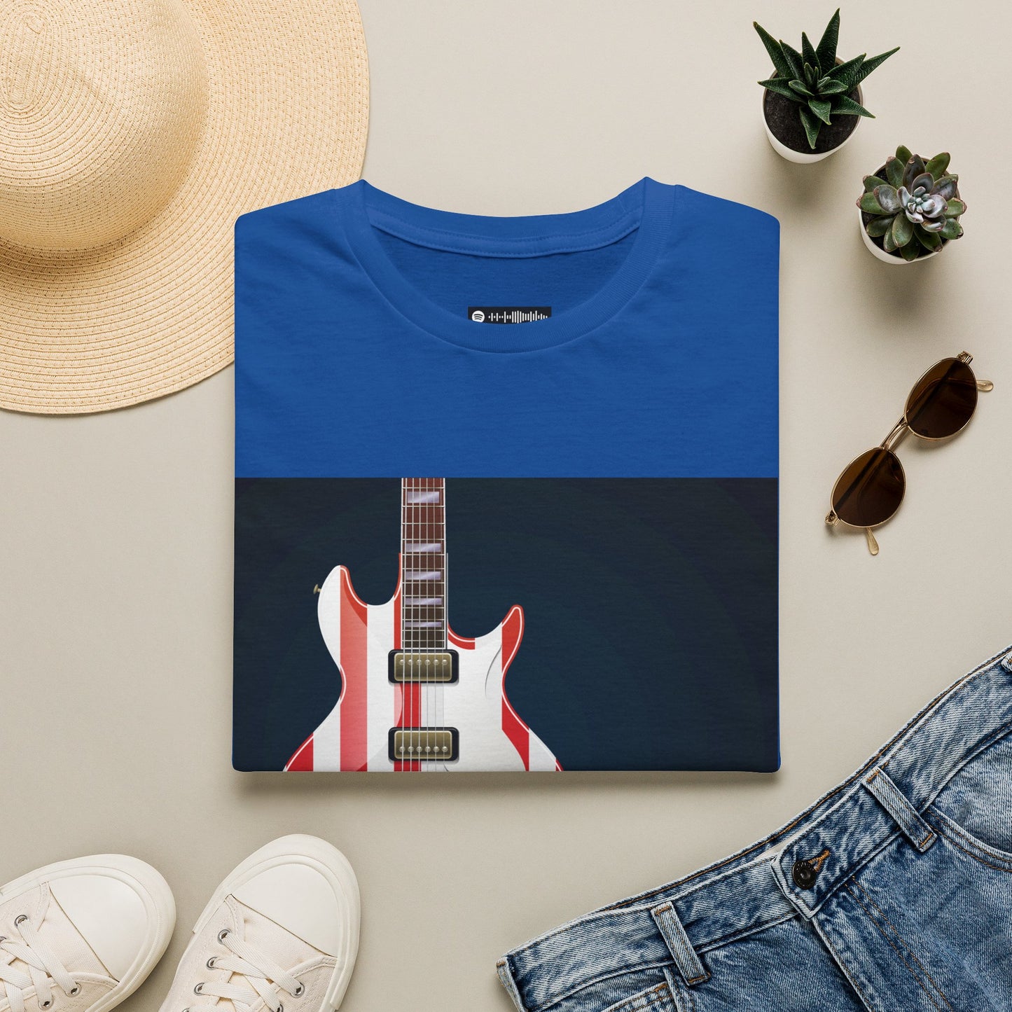 10% Off at checkout - American Flag Electric Guitar T-Shirt — Patriotic Rock Tee