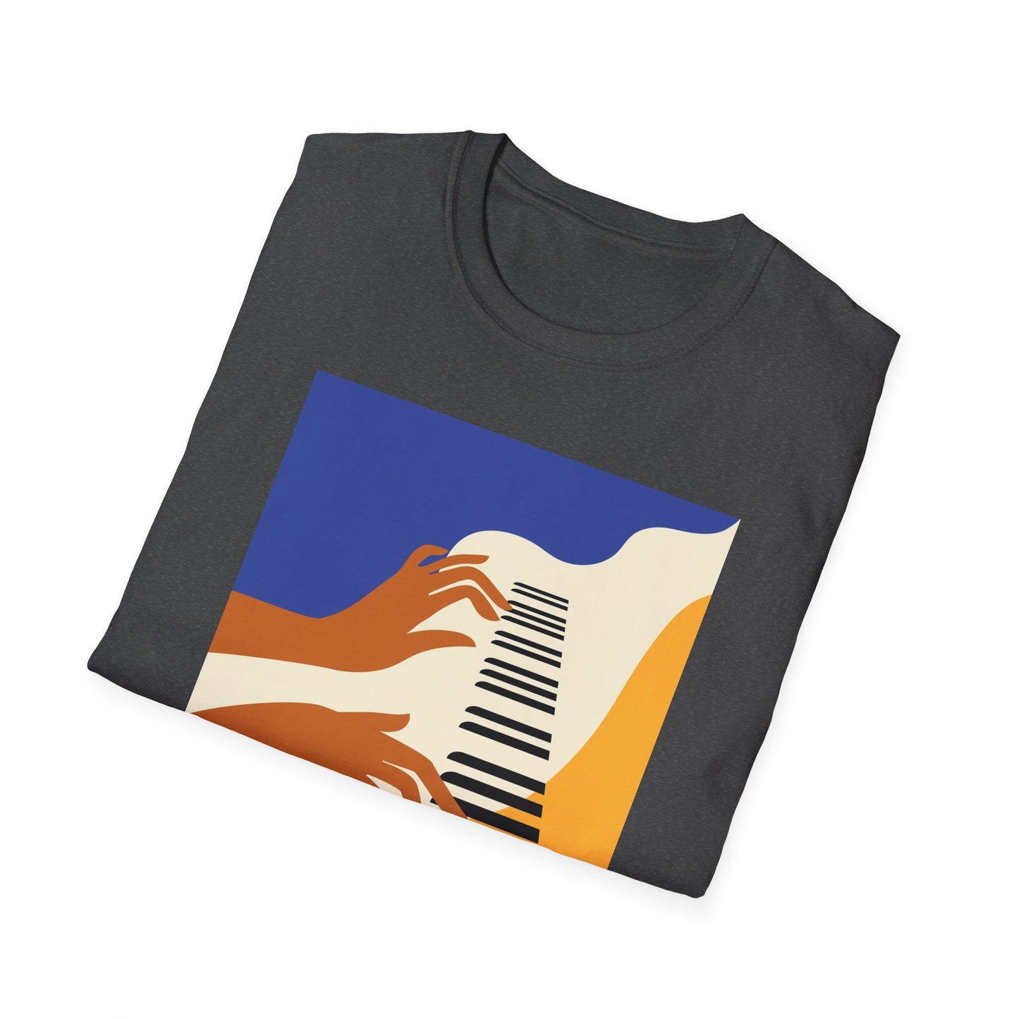 10%OFF at checkout! - Piano Hands Graphic T-Shirt — Abstract Music Art Tee