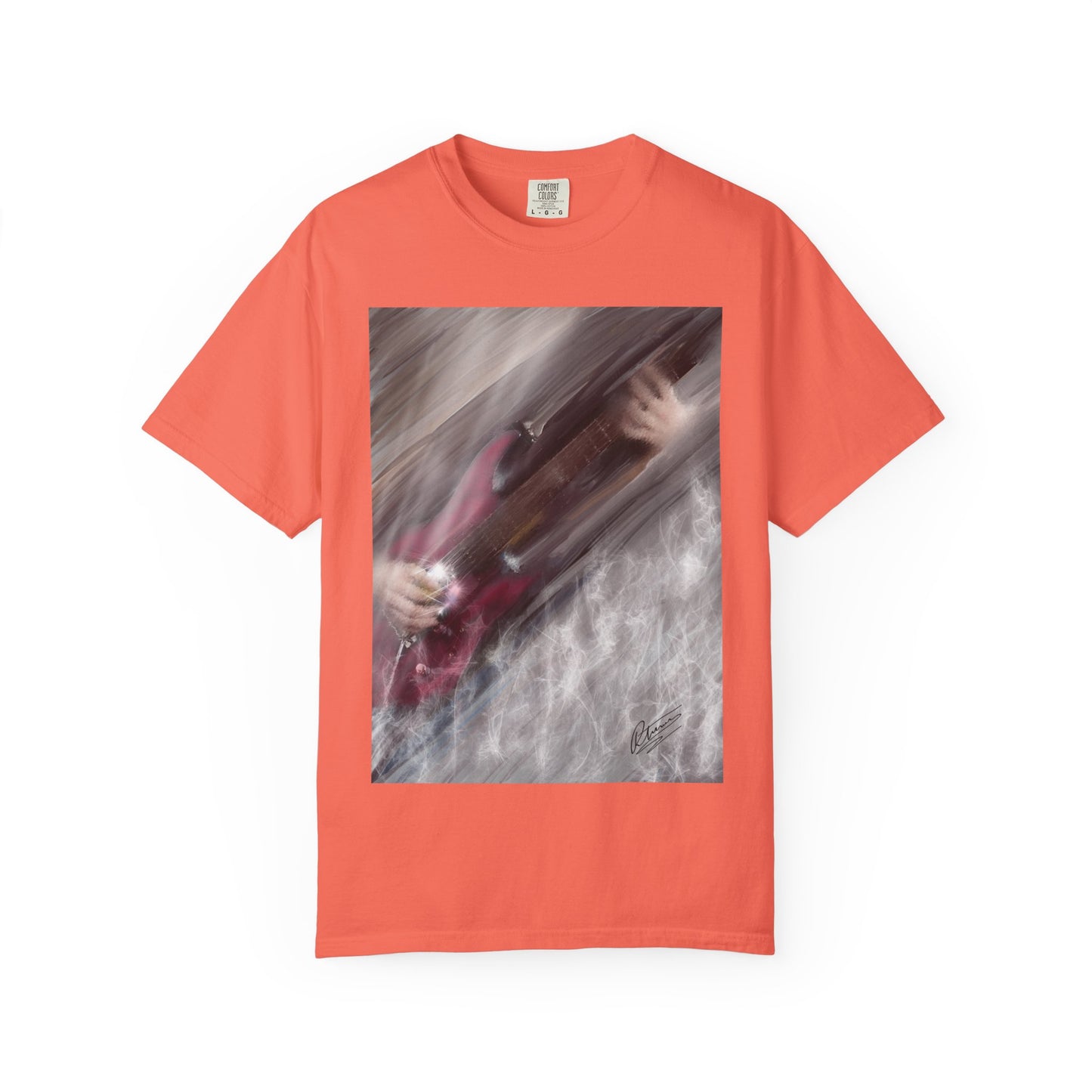 10%OFF at checkout! - Electric Motion Guitar T-Shirt, Red
