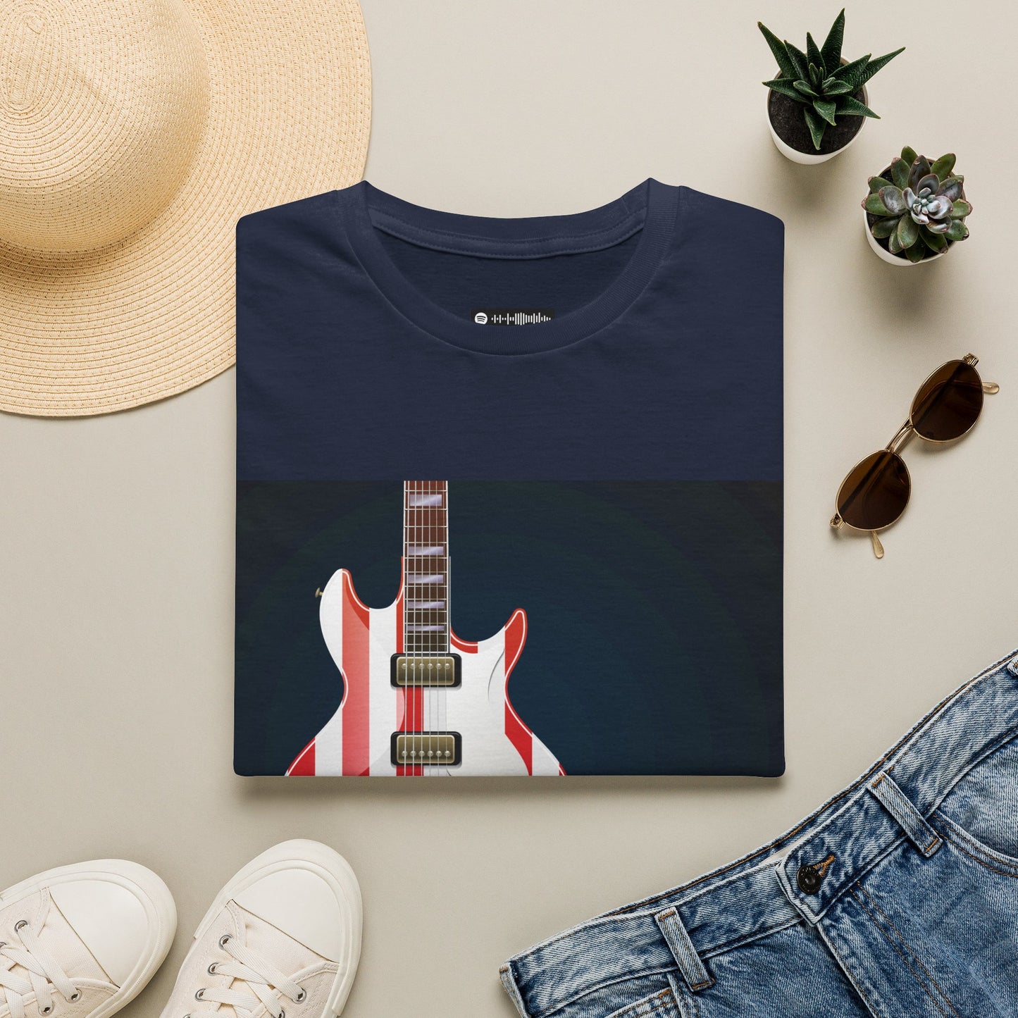 10% Off at checkout - American Flag Electric Guitar T-Shirt — Patriotic Rock Tee