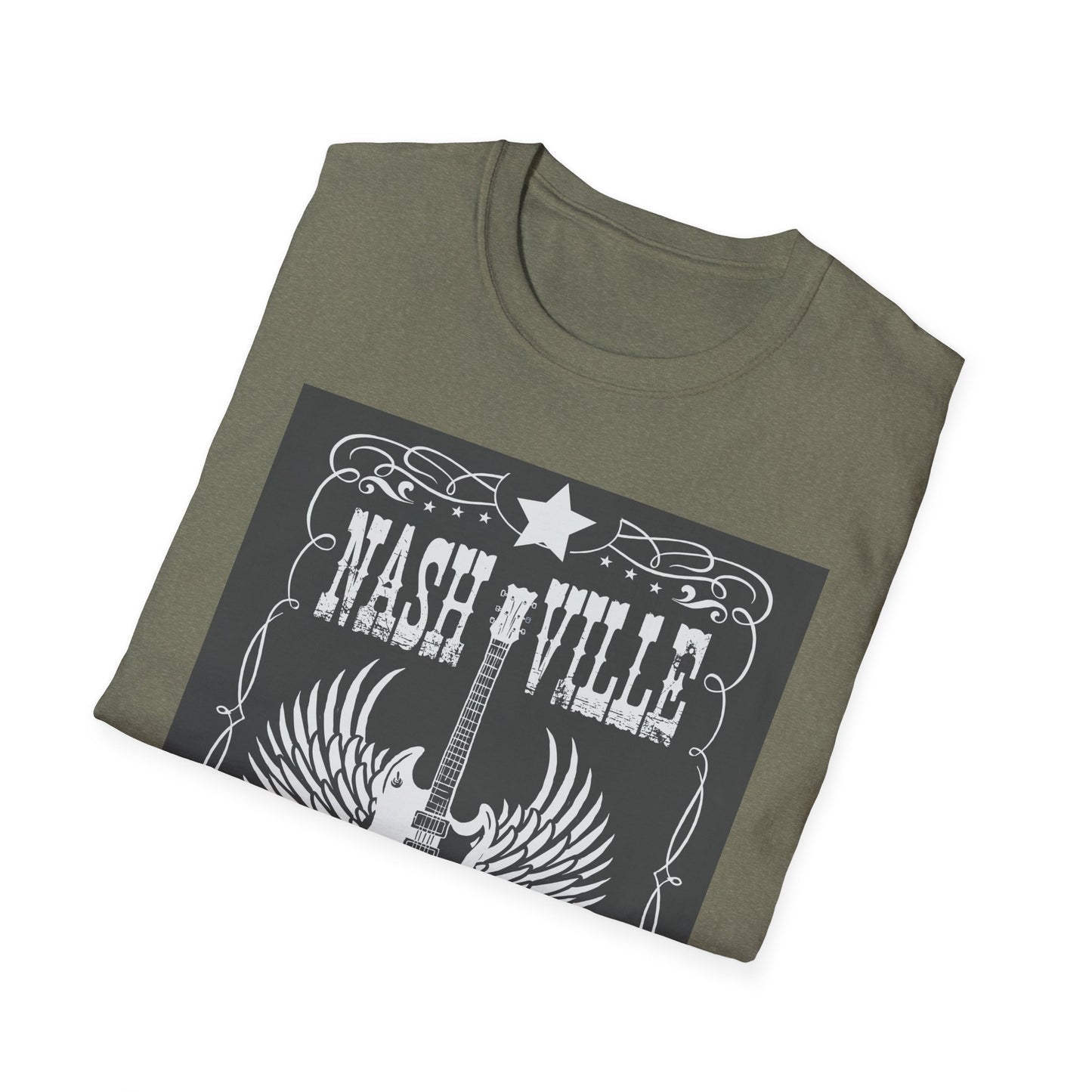 10%OFF at checkout! - Nashville Tennessee Guitar Wings T-Shirt