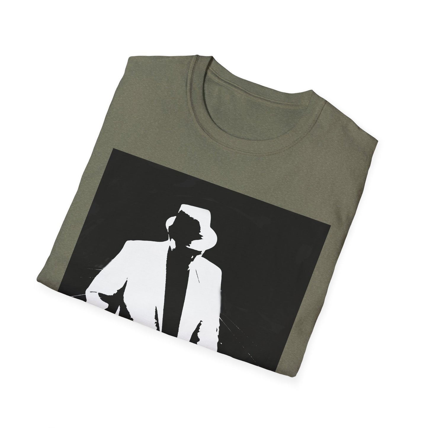 10%OFF at checkout! - Slide Guitarist Ron Turner Blues Artist Silhouette T-Shirt — Vintage Band Music Tee