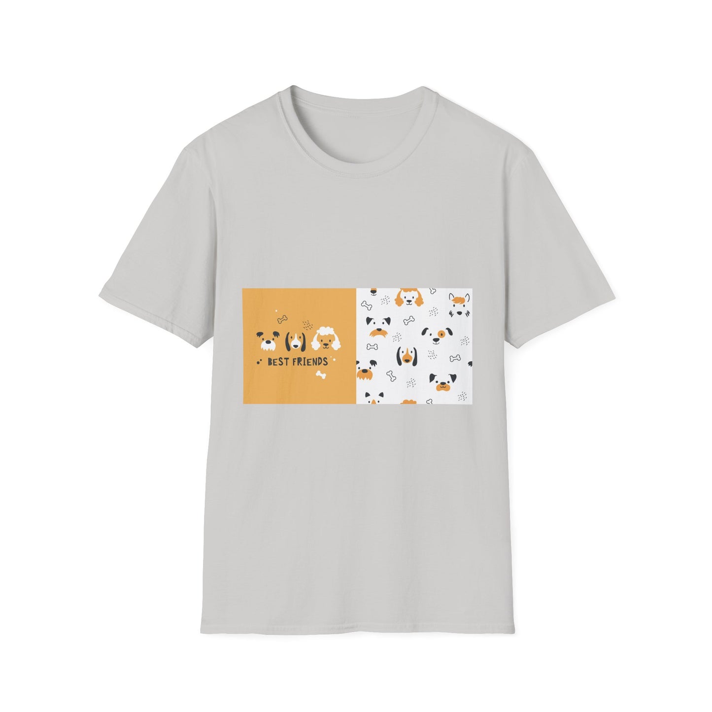 10%OFF at checkout! - Dog Best Friends T-Shirt — Cute Corgi & Puppy Pattern Tee