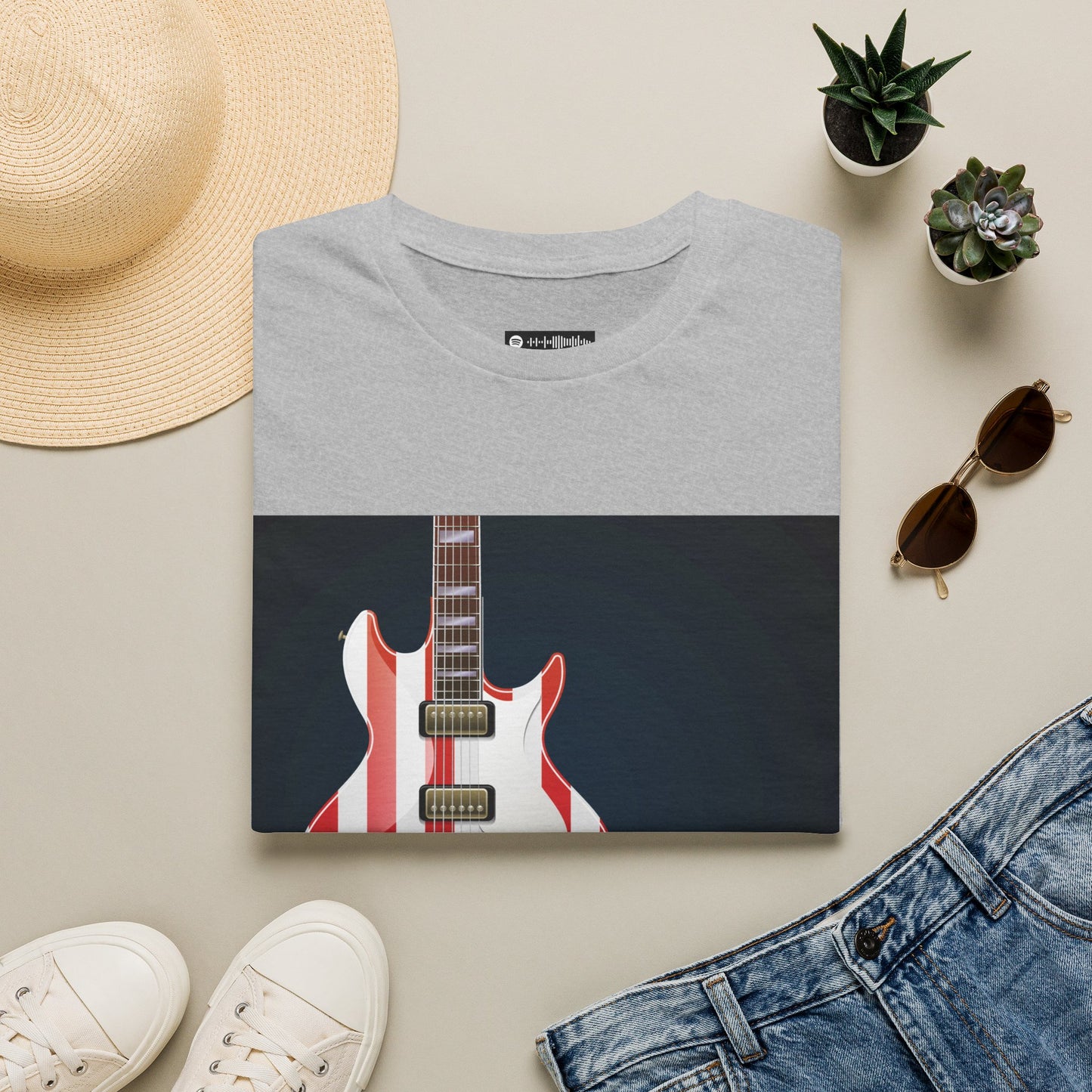 10% Off at checkout - American Flag Electric Guitar T-Shirt — Patriotic Rock Tee