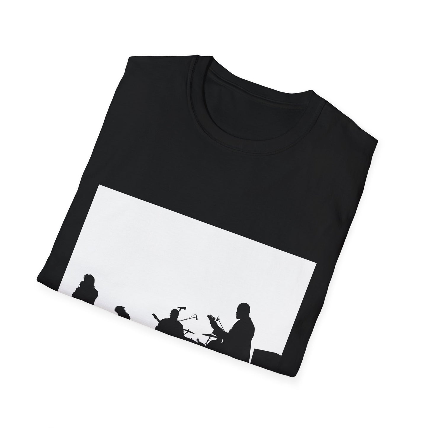 Band Silhouette T-Shirt — Live Music Stage Graphic Tee