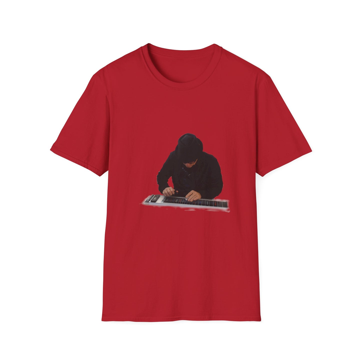 10%OFF at checkout! - Steel Guitar Silhouette T-Shirt — Musician Playing Steel Guitar Tee