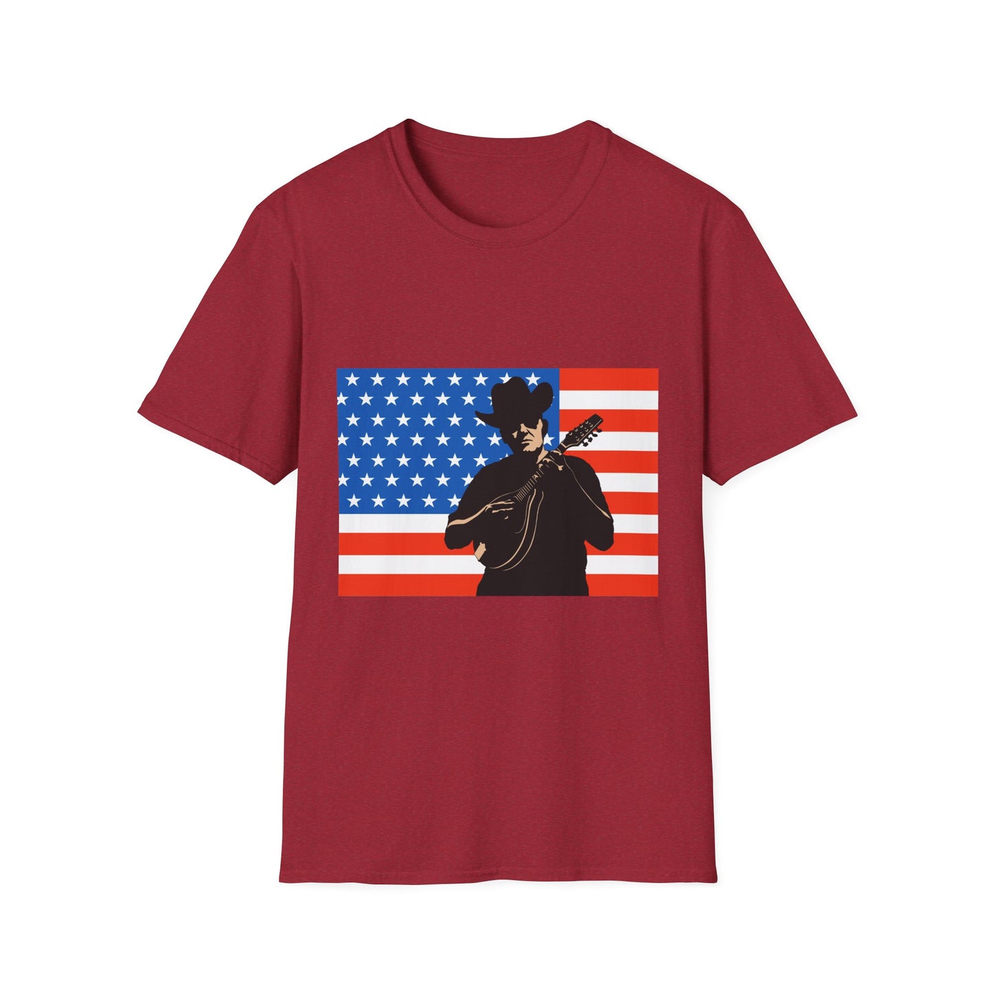 10%OFF at checkout! - Patriotic Cowboy Guitarist T-Shirt