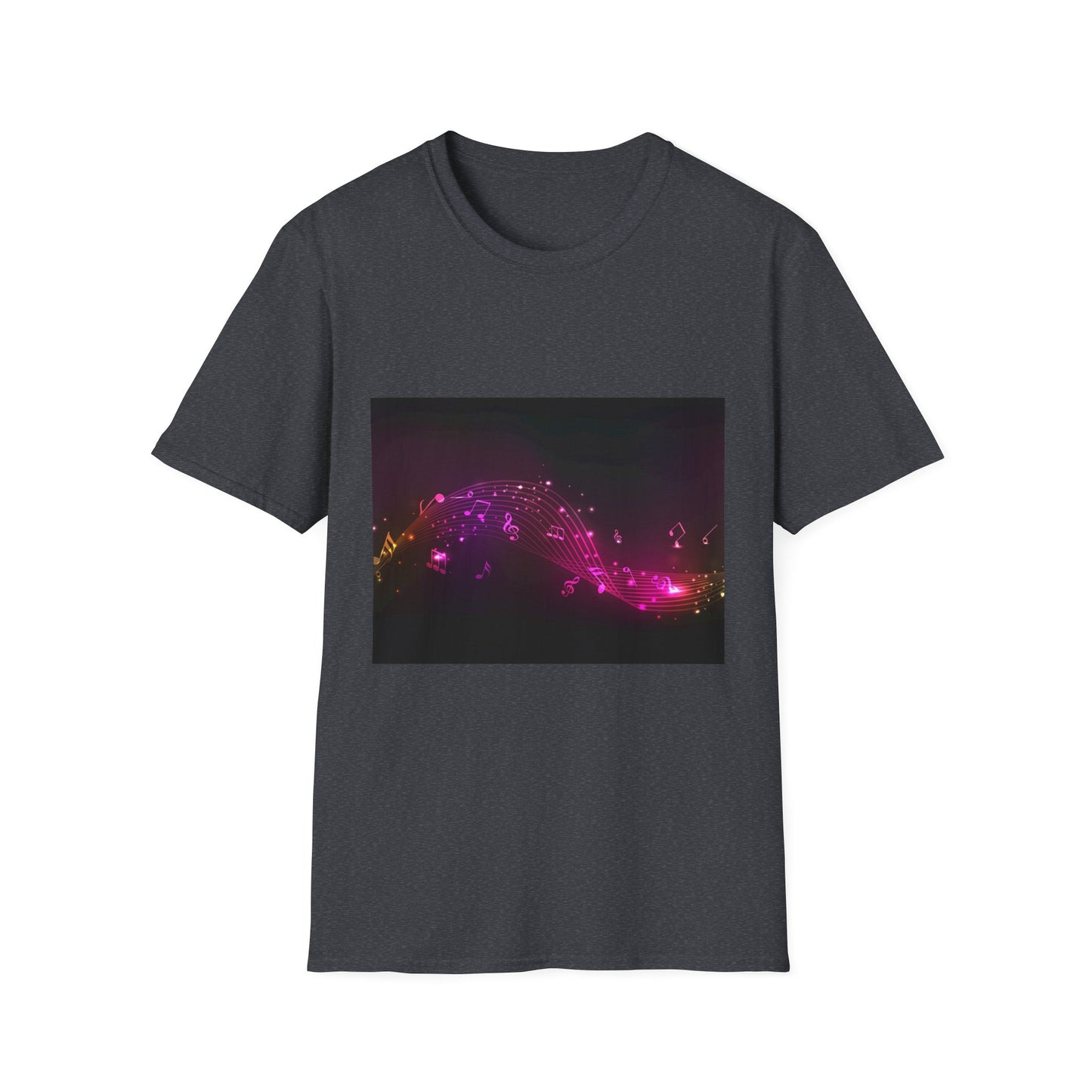 10%OFF at checkout! - Galaxy Wave T‑Shirt — Neon Pink Cosmic Landscape Tee