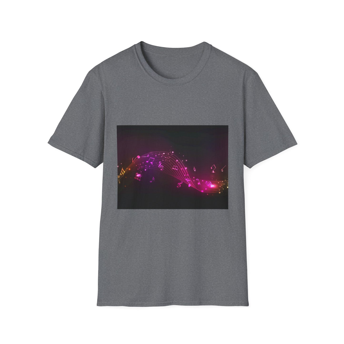 10%OFF at checkout! - Galaxy Wave T‑Shirt — Neon Pink Cosmic Landscape Tee