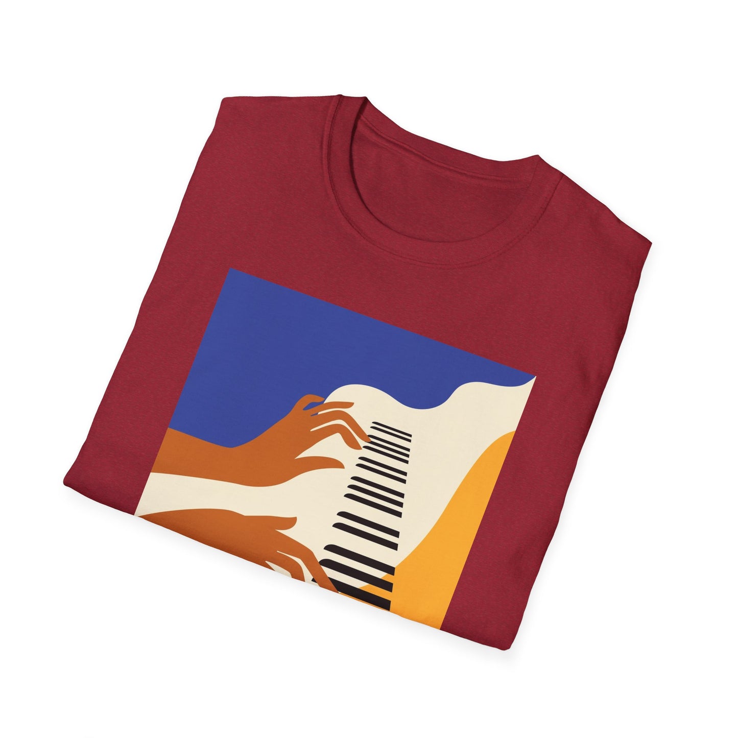 10%OFF at checkout! - Piano Hands Graphic T-Shirt — Abstract Music Art Tee