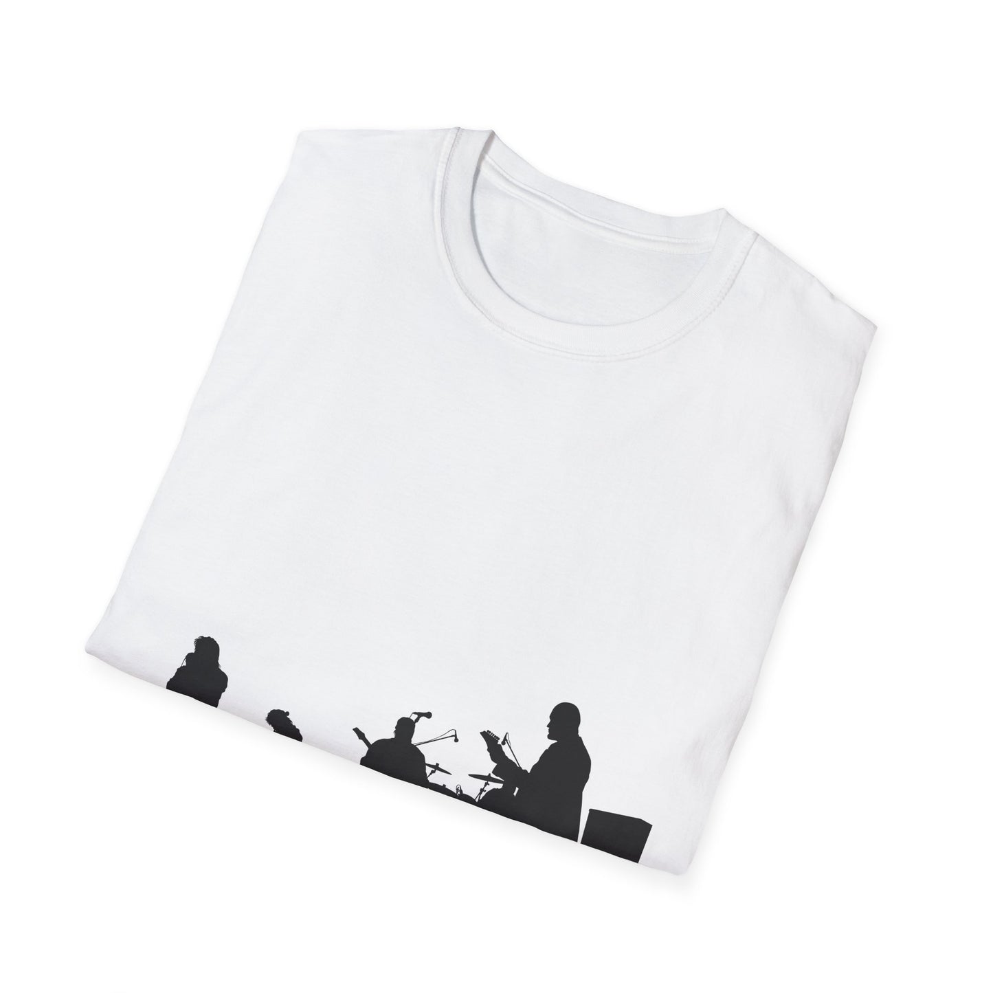 Band Silhouette T-Shirt — Live Music Stage Graphic Tee