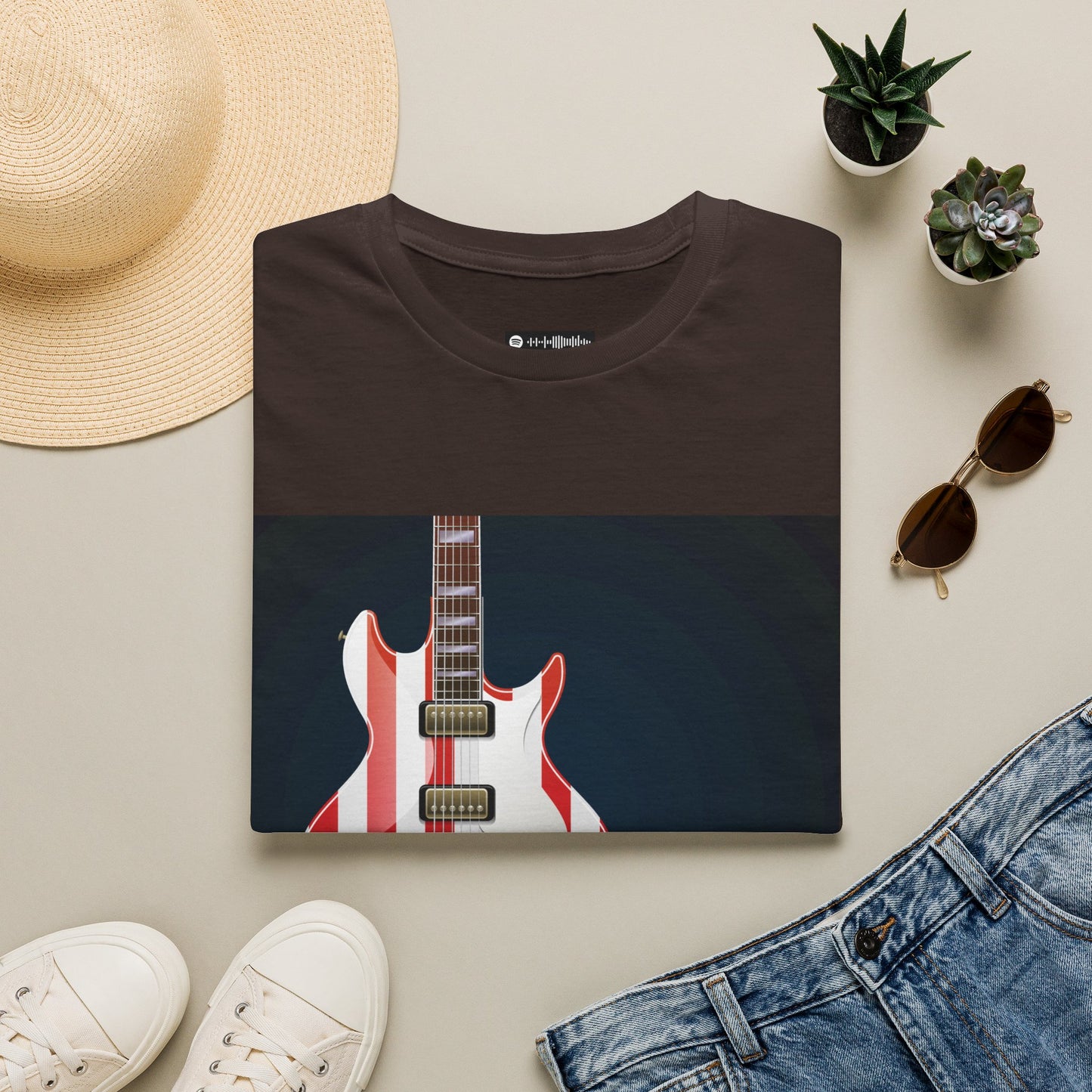 10% Off at checkout - American Flag Electric Guitar T-Shirt — Patriotic Rock Tee