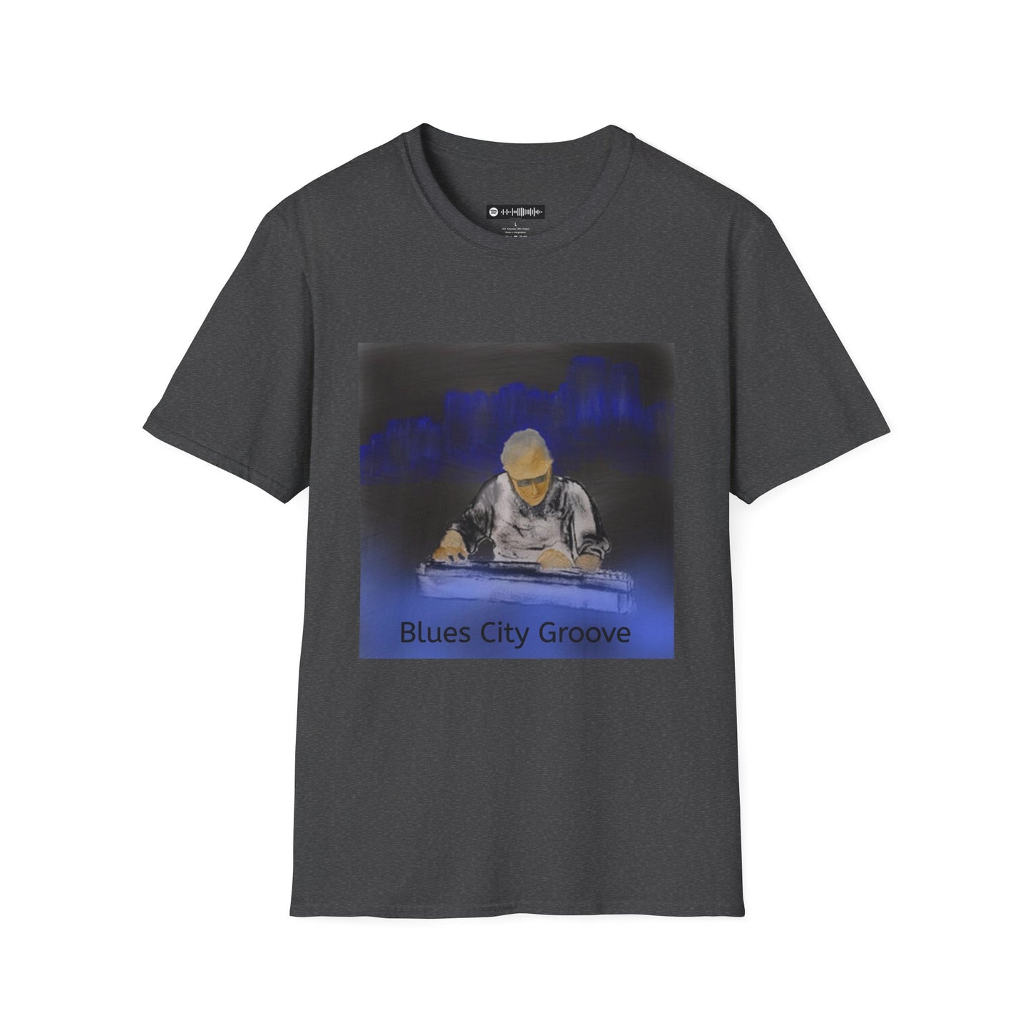 10% Off at checkout - Blues City Groove, Steel Guitarist T-Shirt — Moody Nightclub Electronic Music Tee