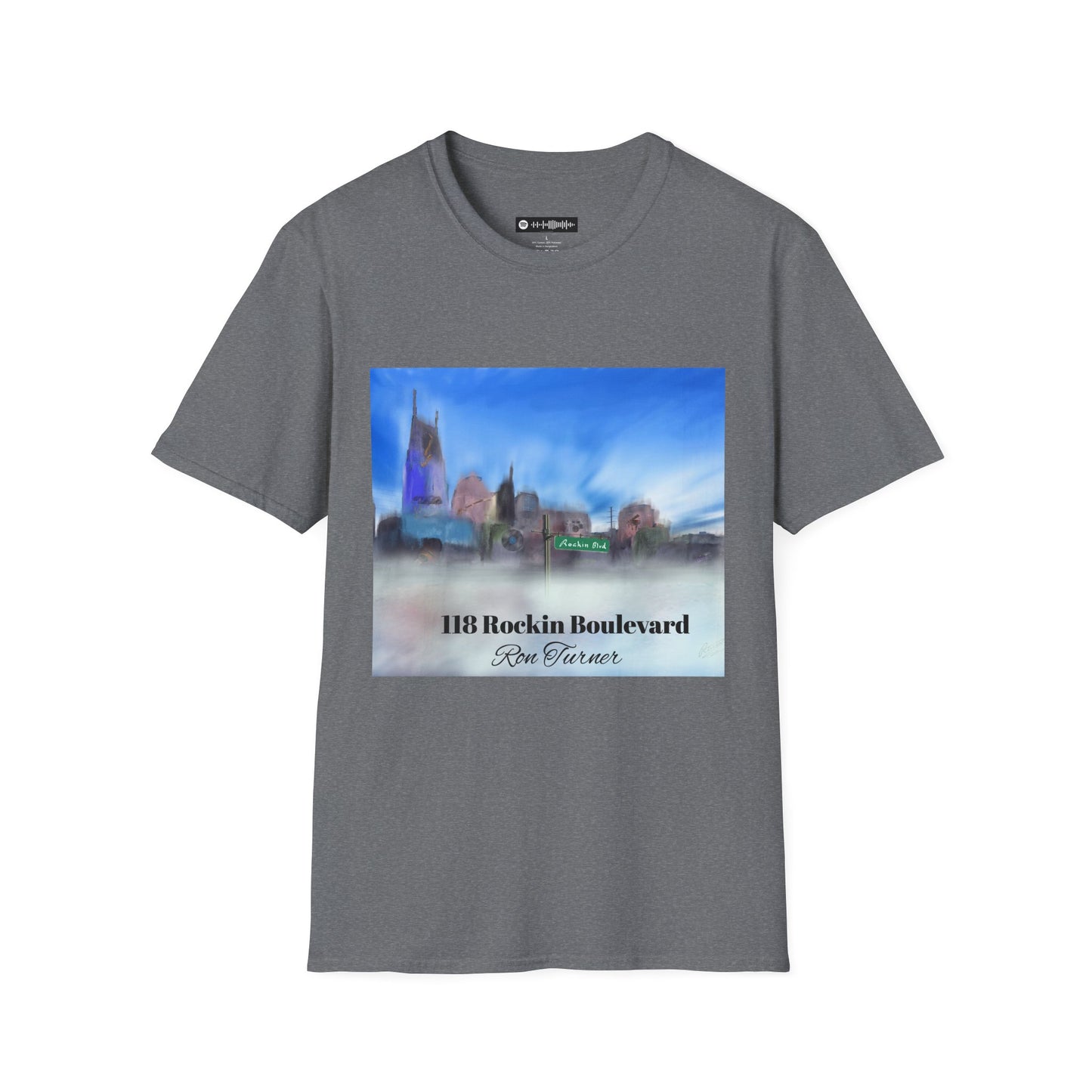 118 Rockin Boulevard T-Shirt — Dreamy Urban Landscape Tee