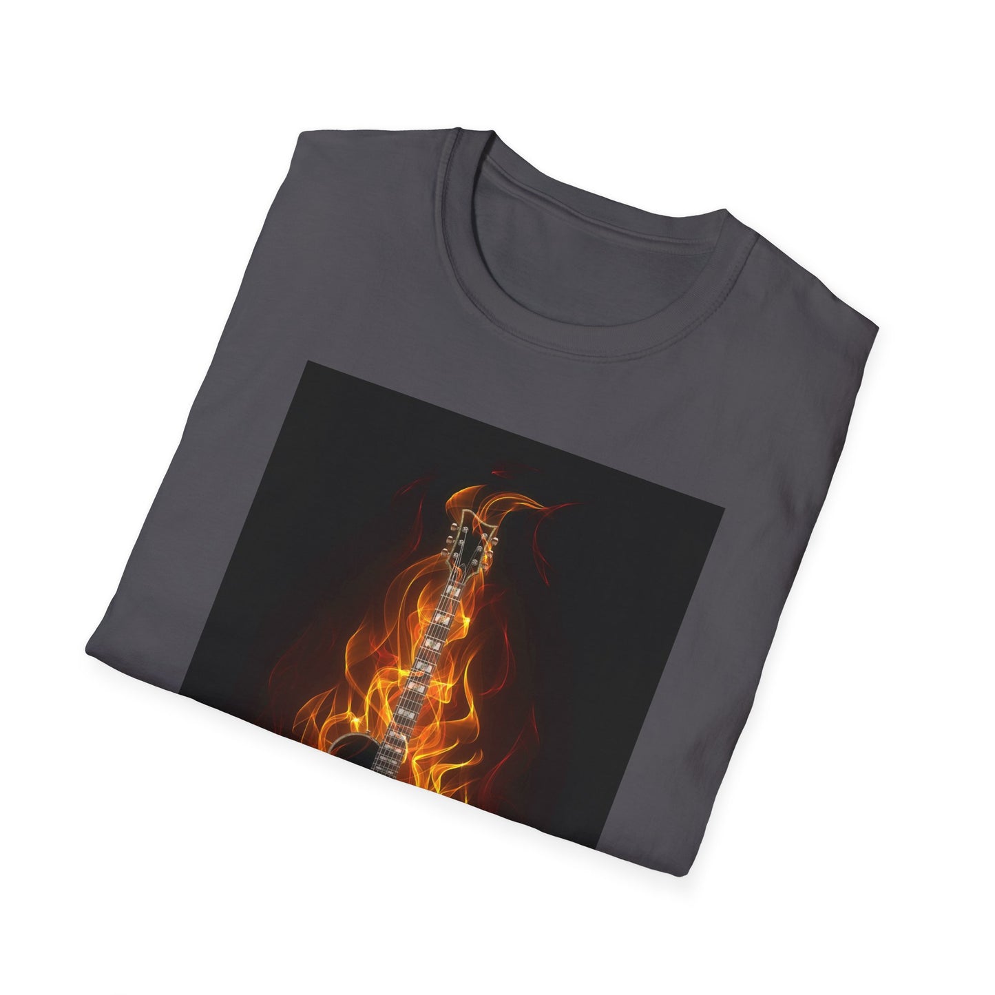 10%OFF at checkout! - Flaming Electric Guitar T-Shirt