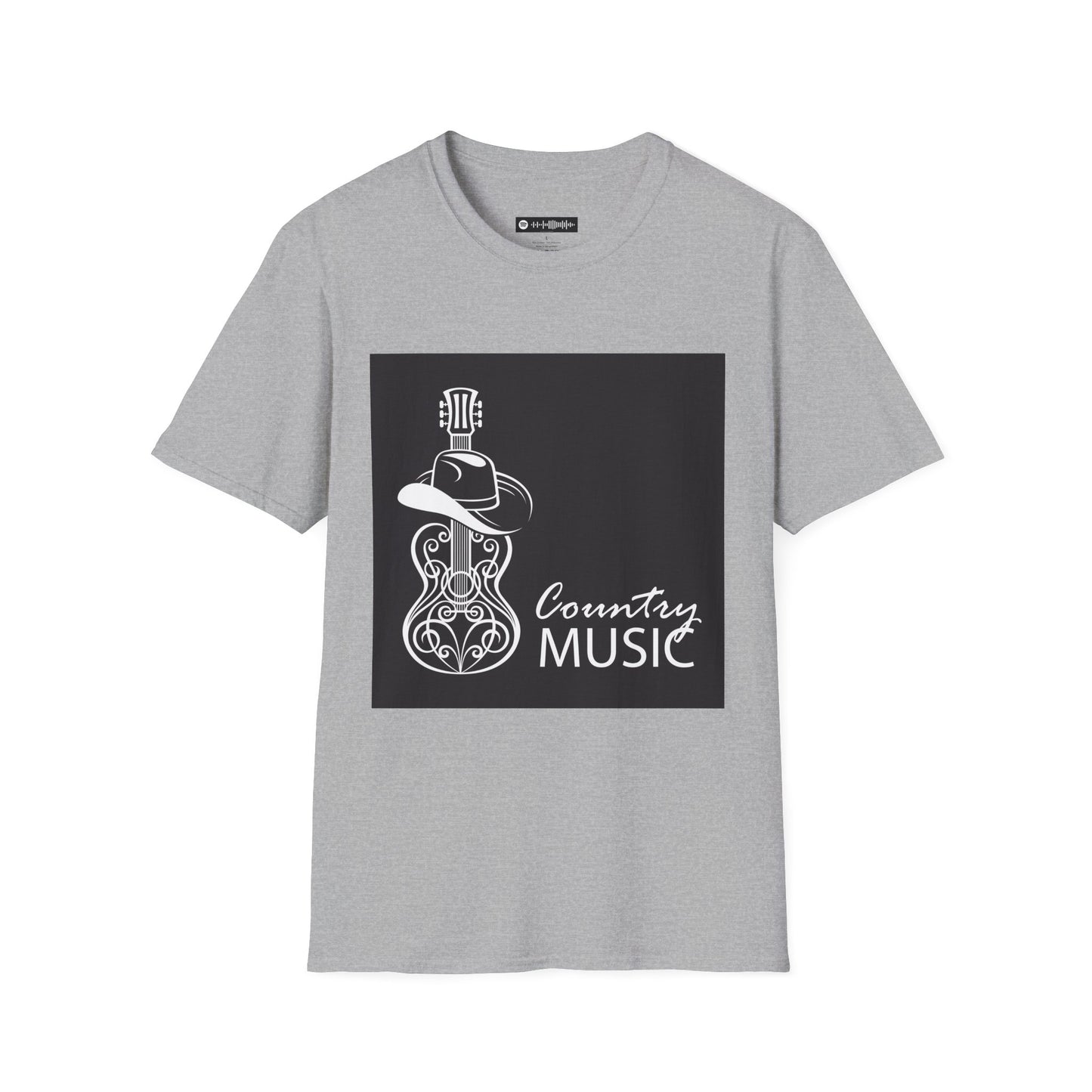 10% Off at checkout - Country Music T-Shirt — Guitar & Cowboy Hat Design