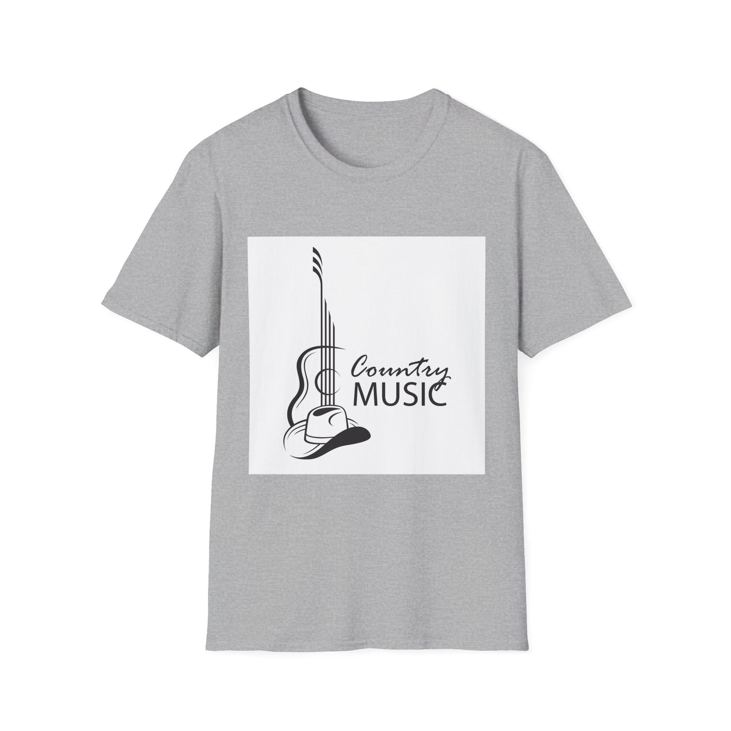 10%OFF at checkout! - Country Music Guitar Tee — Acoustic Guitar & Cowboy Hat Graphic Shirt