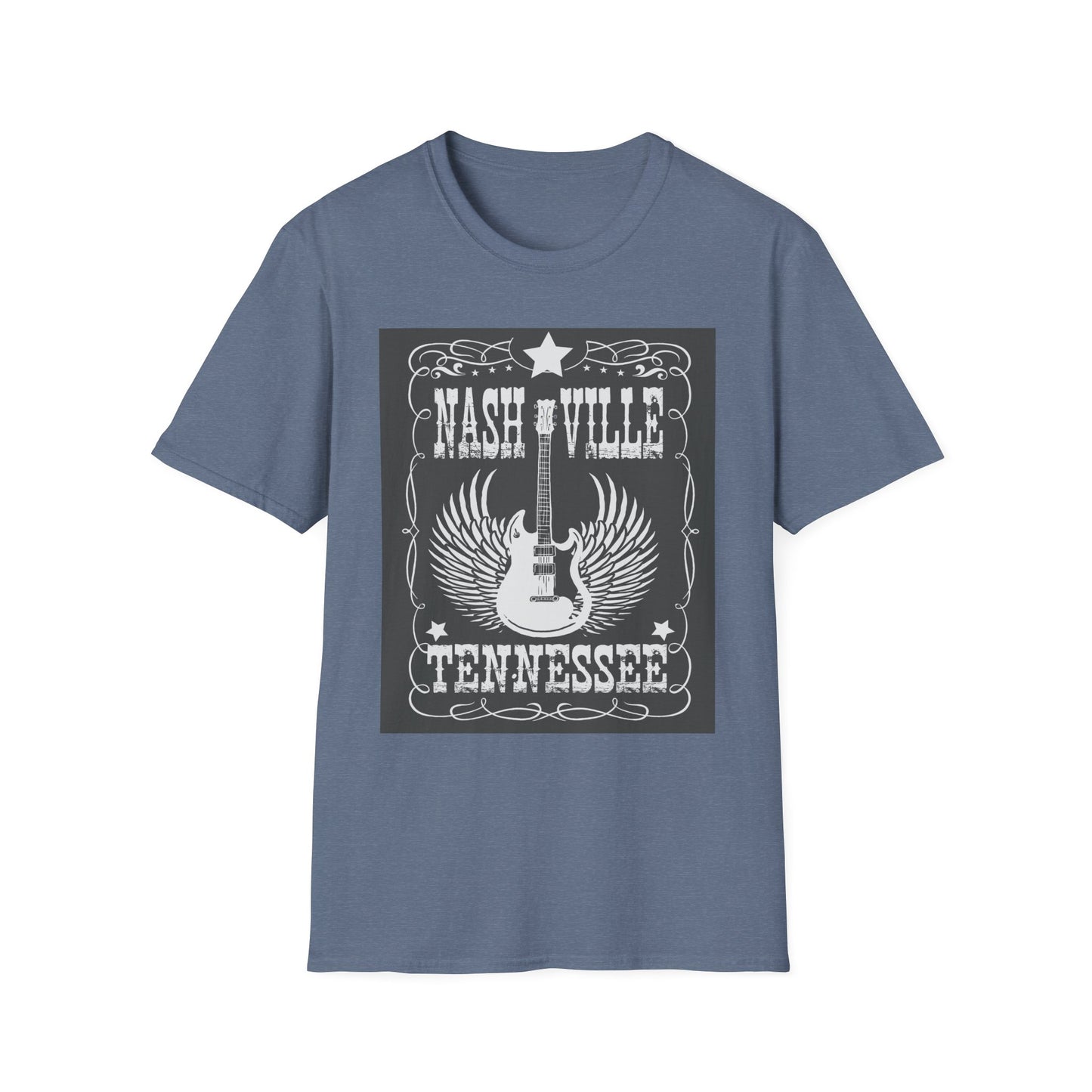10%OFF at checkout! - Nashville Tennessee Guitar Wings T-Shirt