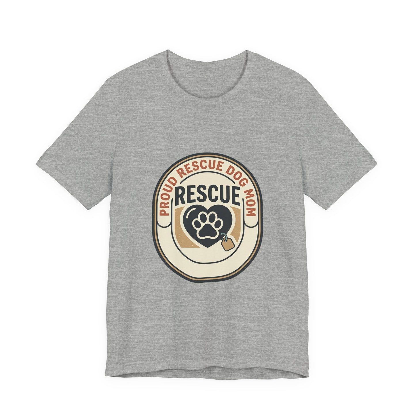 10%OFF at checkout! - Rescue Dog Mom Tee | Rescue Pride, Fur Baby Shirt