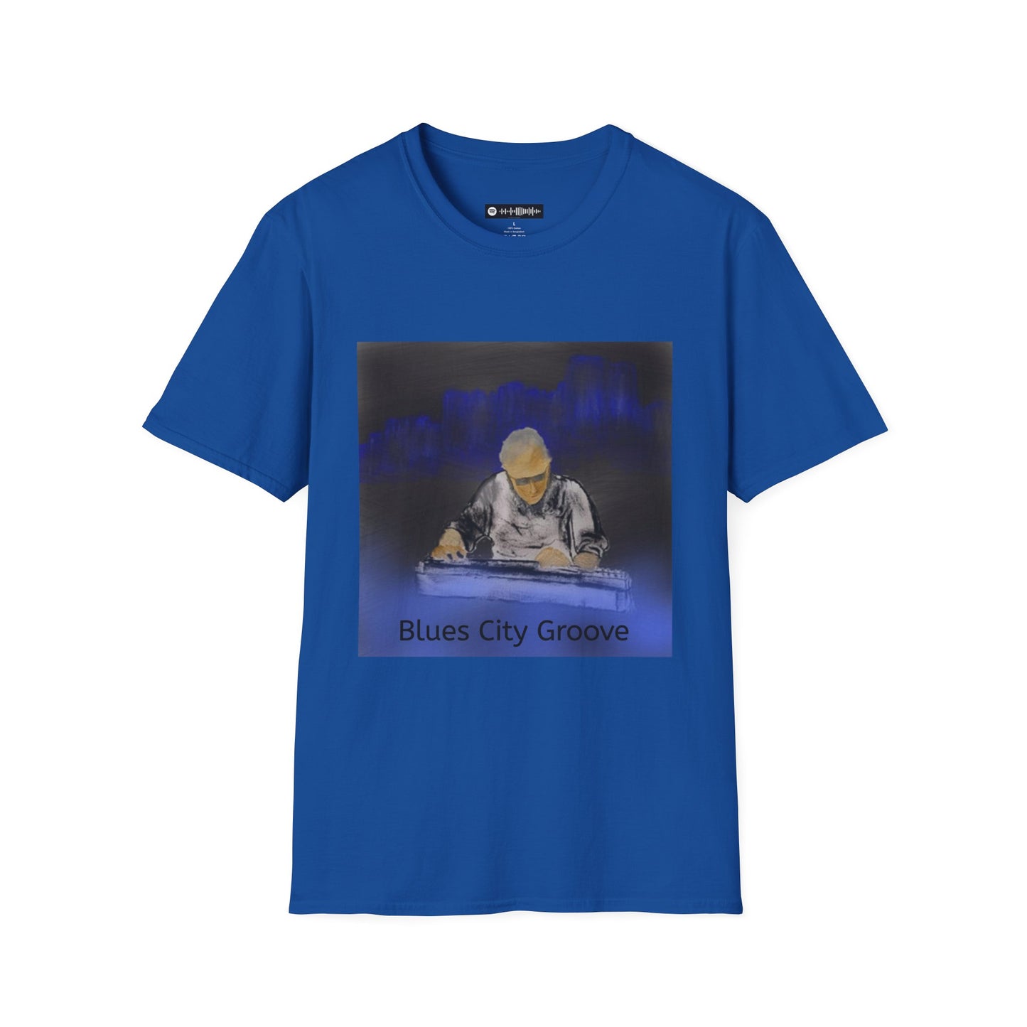 10% Off at checkout - Blues City Groove, Steel Guitarist T-Shirt — Moody Nightclub Electronic Music Tee