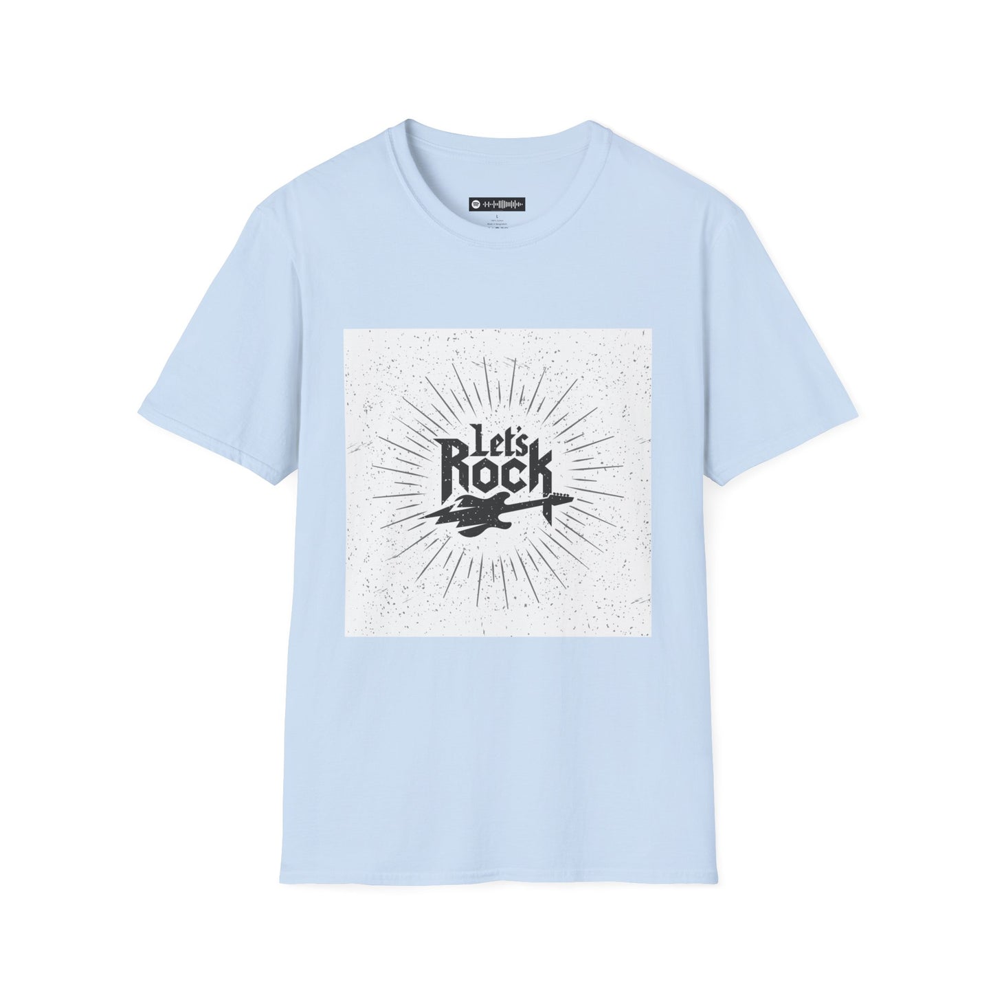 10% Off at checkout - Let's Rock T-Shirt — Vintage Guitar Graphic Tee