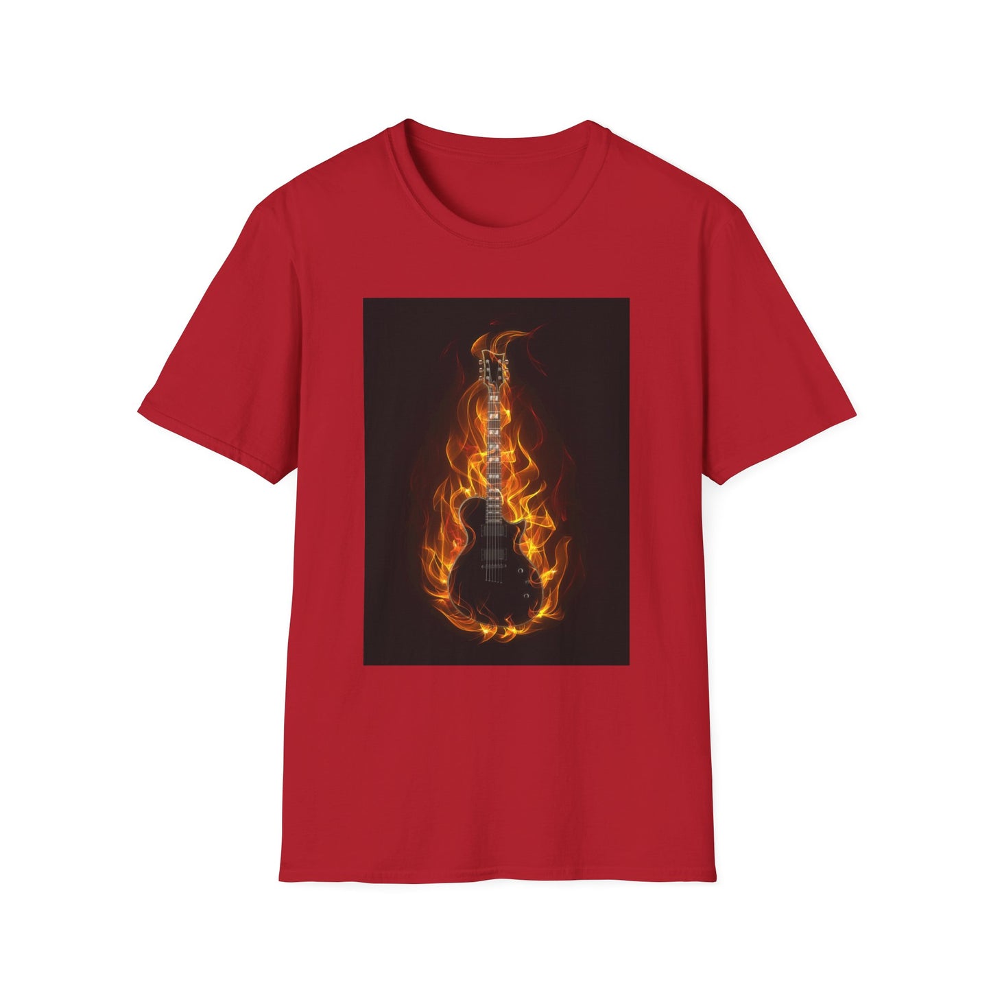10%OFF at checkout! - Flaming Electric Guitar T-Shirt