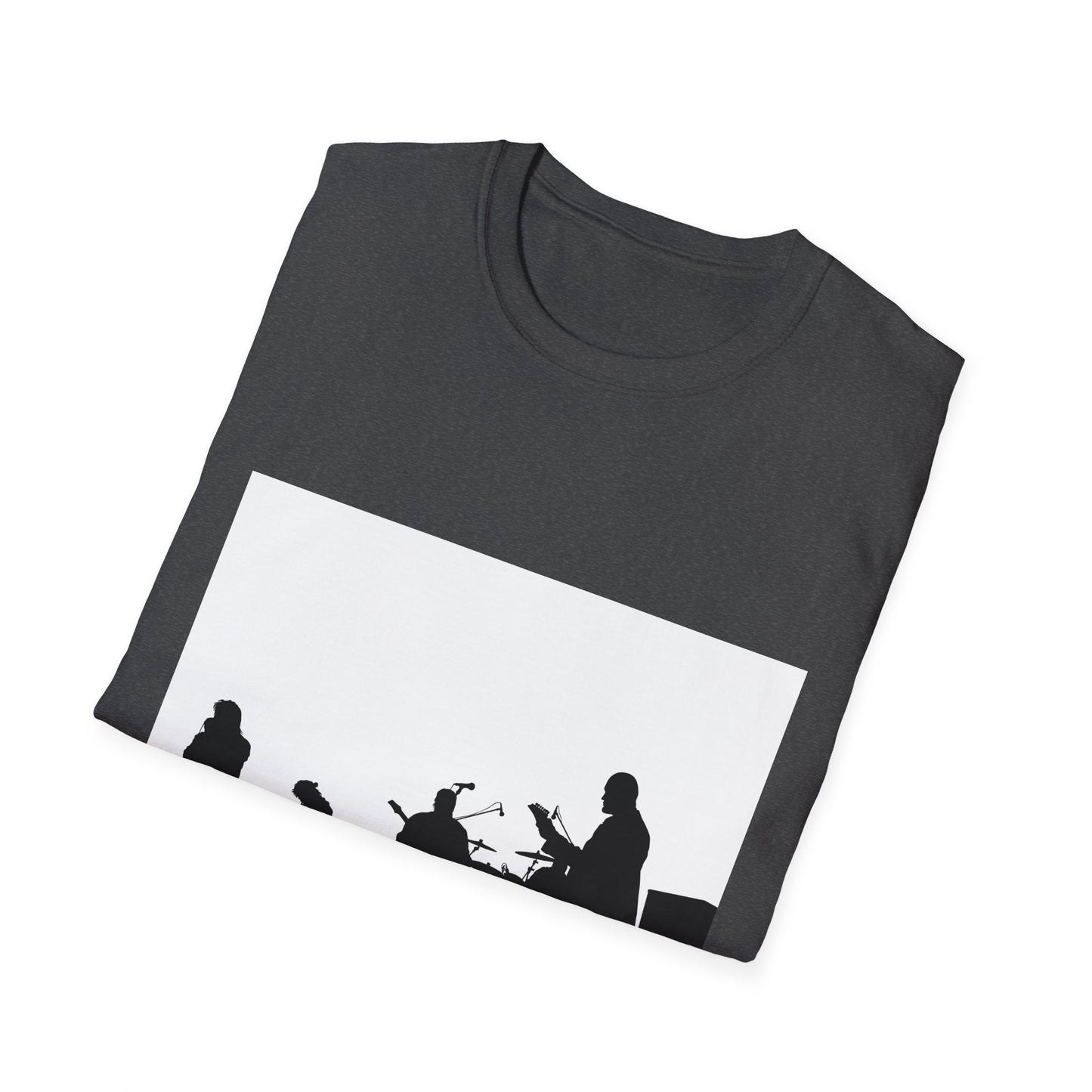 Band Silhouette T-Shirt — Live Music Stage Graphic Tee
