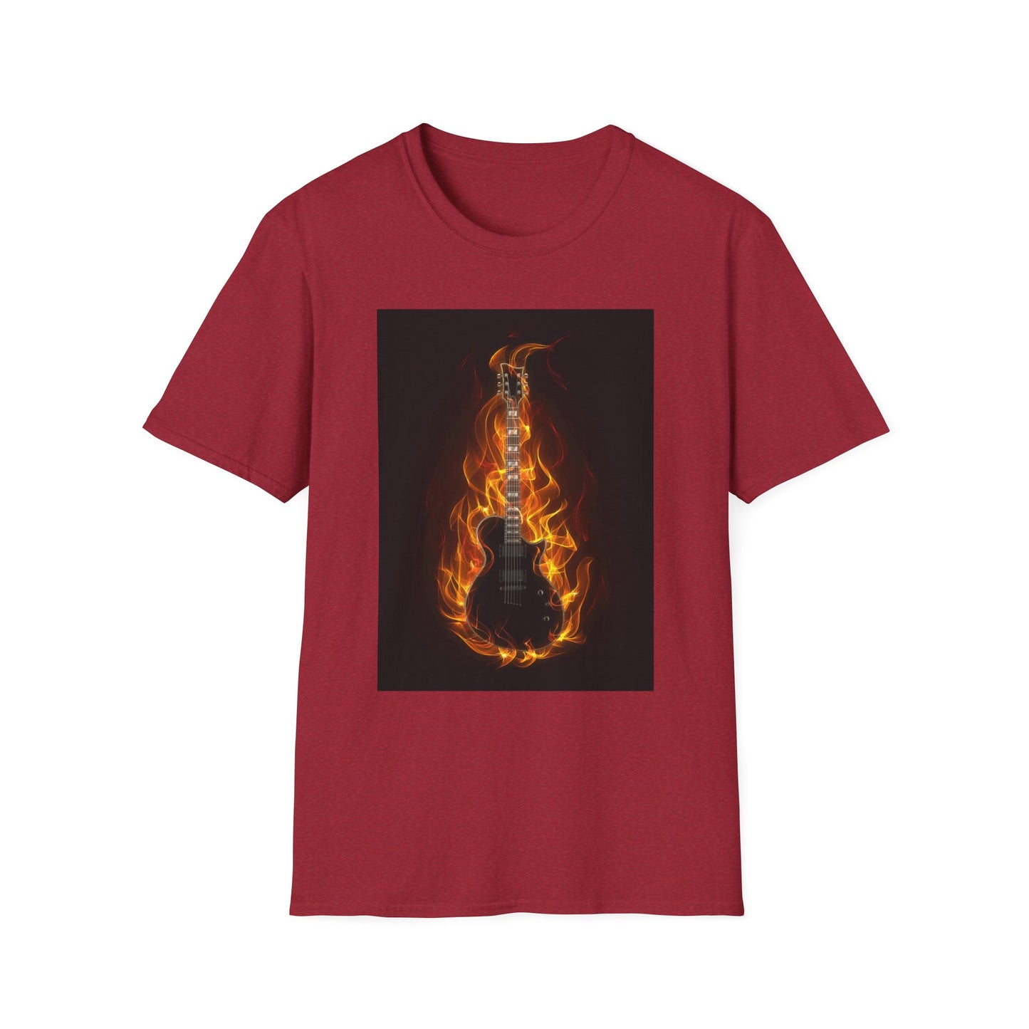 10%OFF at checkout! - Flaming Electric Guitar T-Shirt
