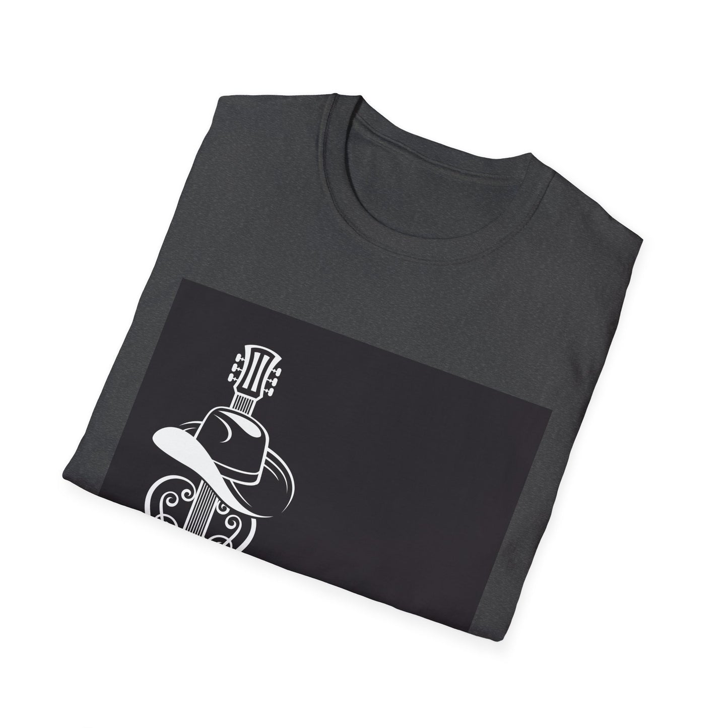 10%OFF at checkout! - Country Music Guitar Tee — "Country Music" Graphic T-Shirt with Cowboy Hat Design
