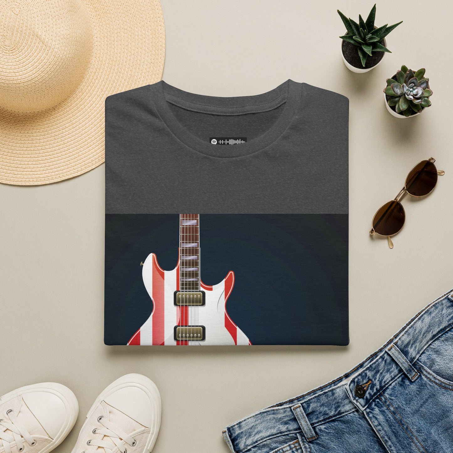 10% Off at checkout - American Flag Electric Guitar T-Shirt — Patriotic Rock Tee