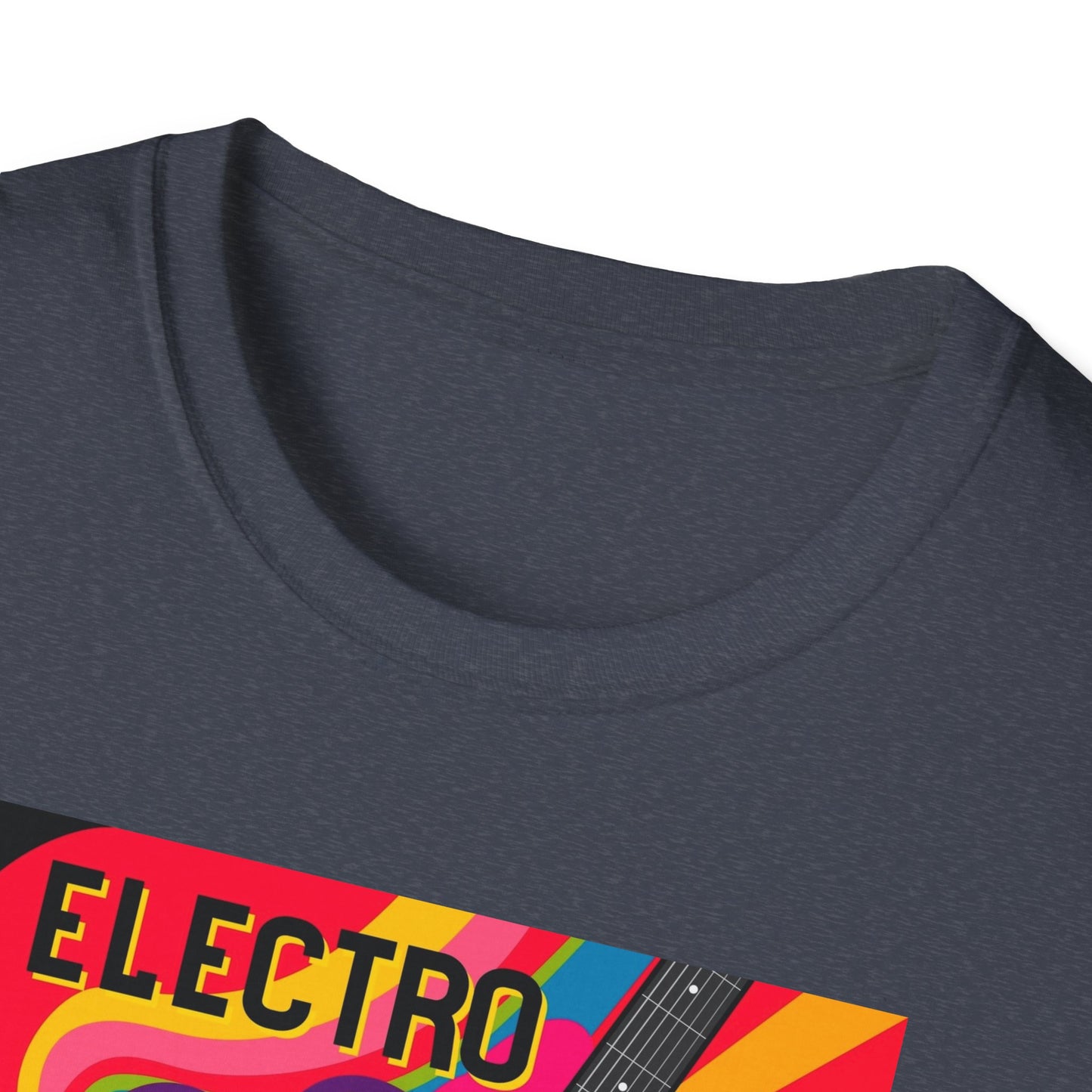 10%OFF at checkout! - Electro Guitar Poster T-Shirt — Retro Psychedelic Music Tee
