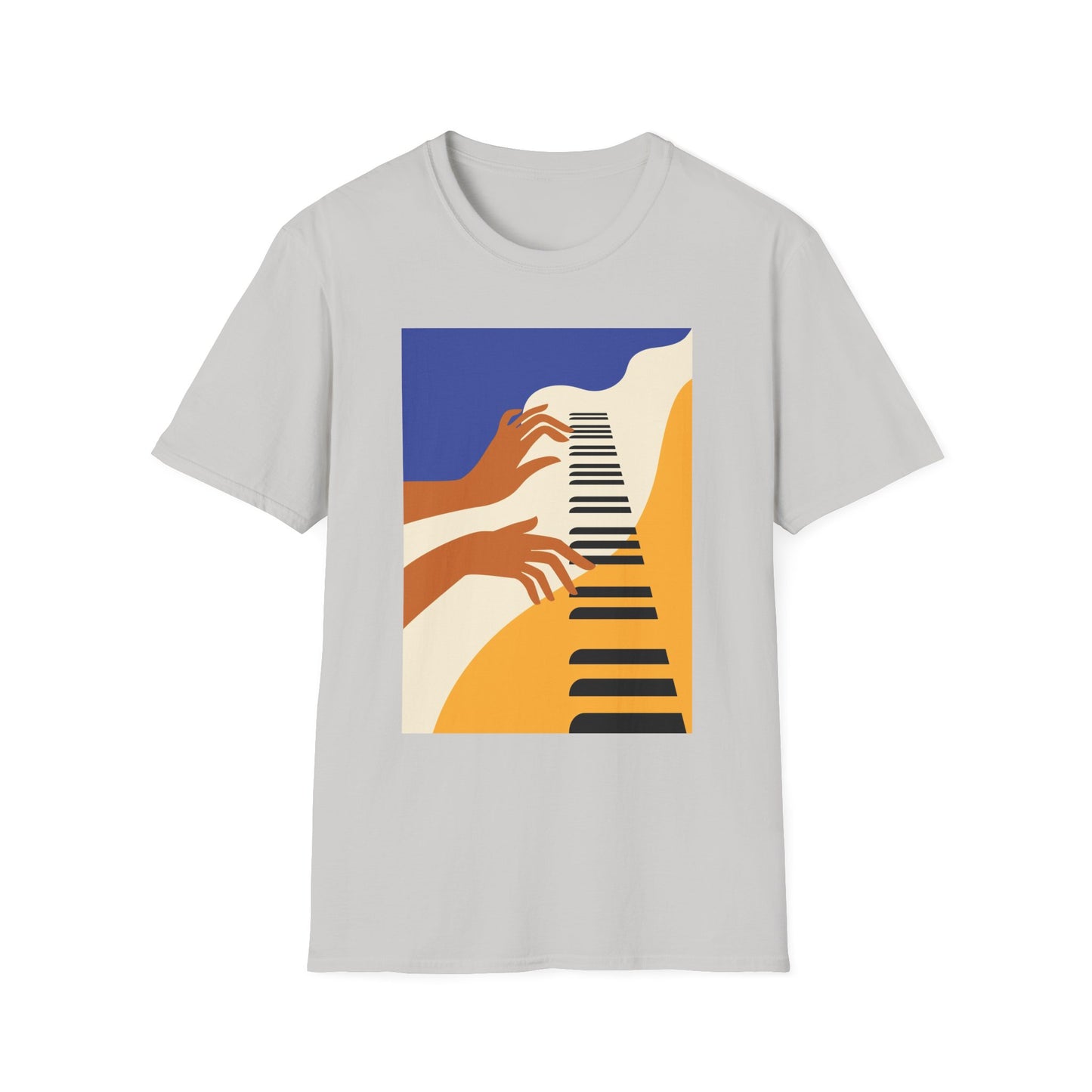 10%OFF at checkout! - Piano Hands Graphic T-Shirt — Abstract Music Art Tee