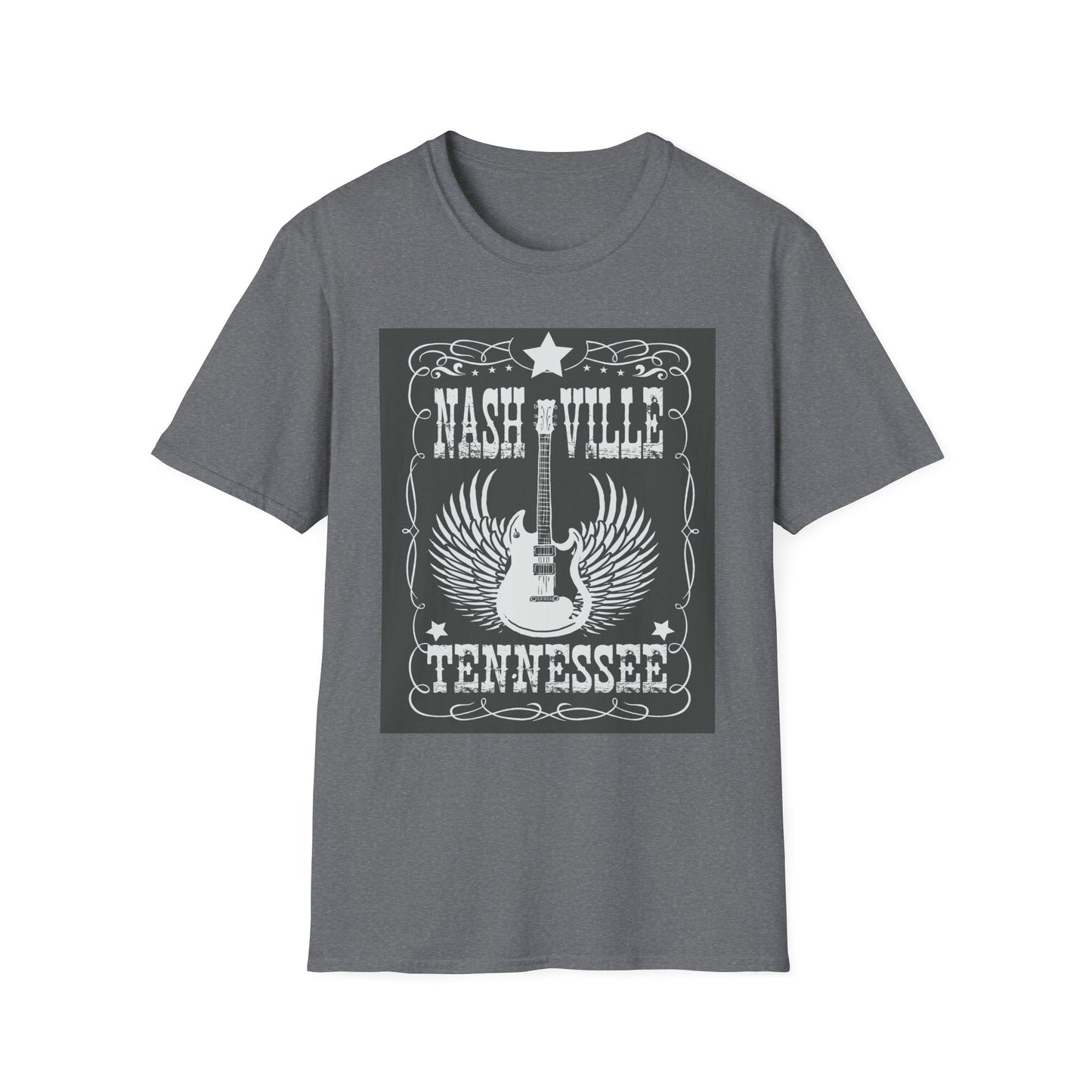 10%OFF at checkout! - Nashville Tennessee Guitar Wings T-Shirt