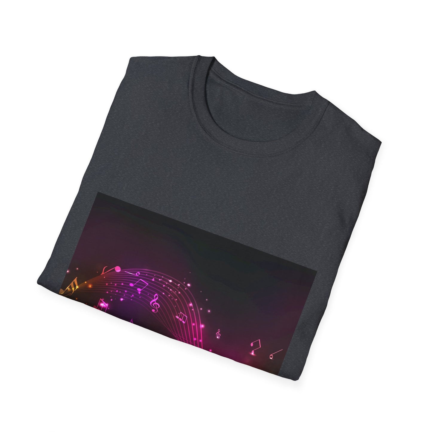 10%OFF at checkout! - Galaxy Wave T‑Shirt — Neon Pink Cosmic Landscape Tee