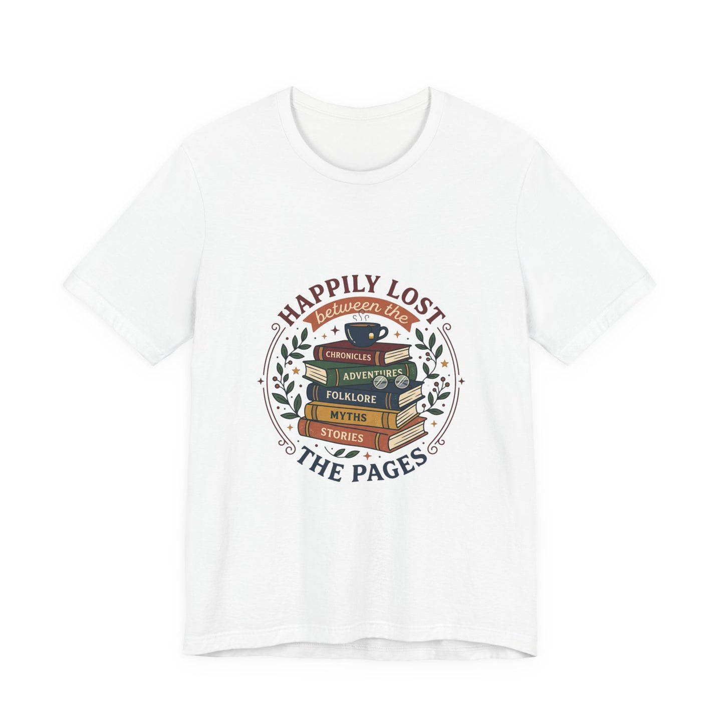 Happily Lost the Pages T-Shirt | Book Lover, Reading Shirt
