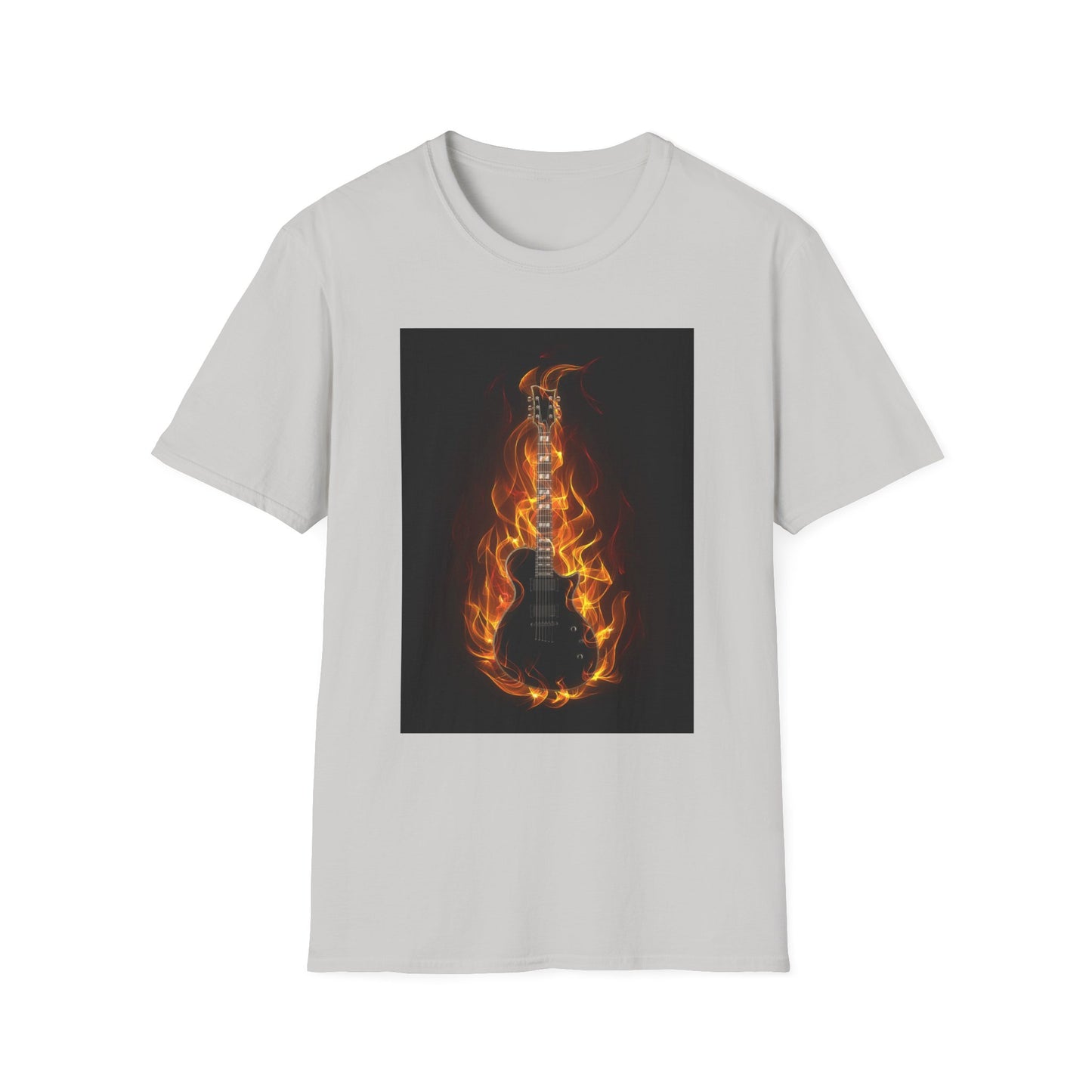 10%OFF at checkout! - Flaming Electric Guitar T-Shirt