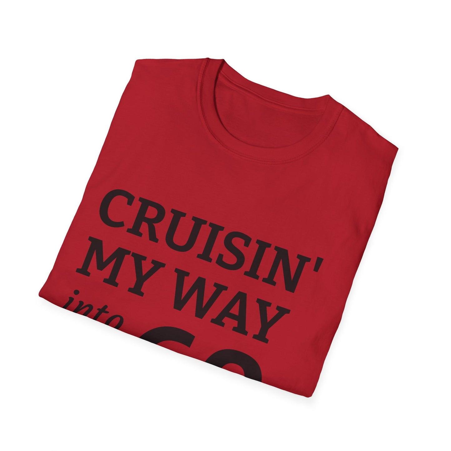 Cruisin' My Way into 60 T-Shirt - 60th Birthday Celebration Tee
