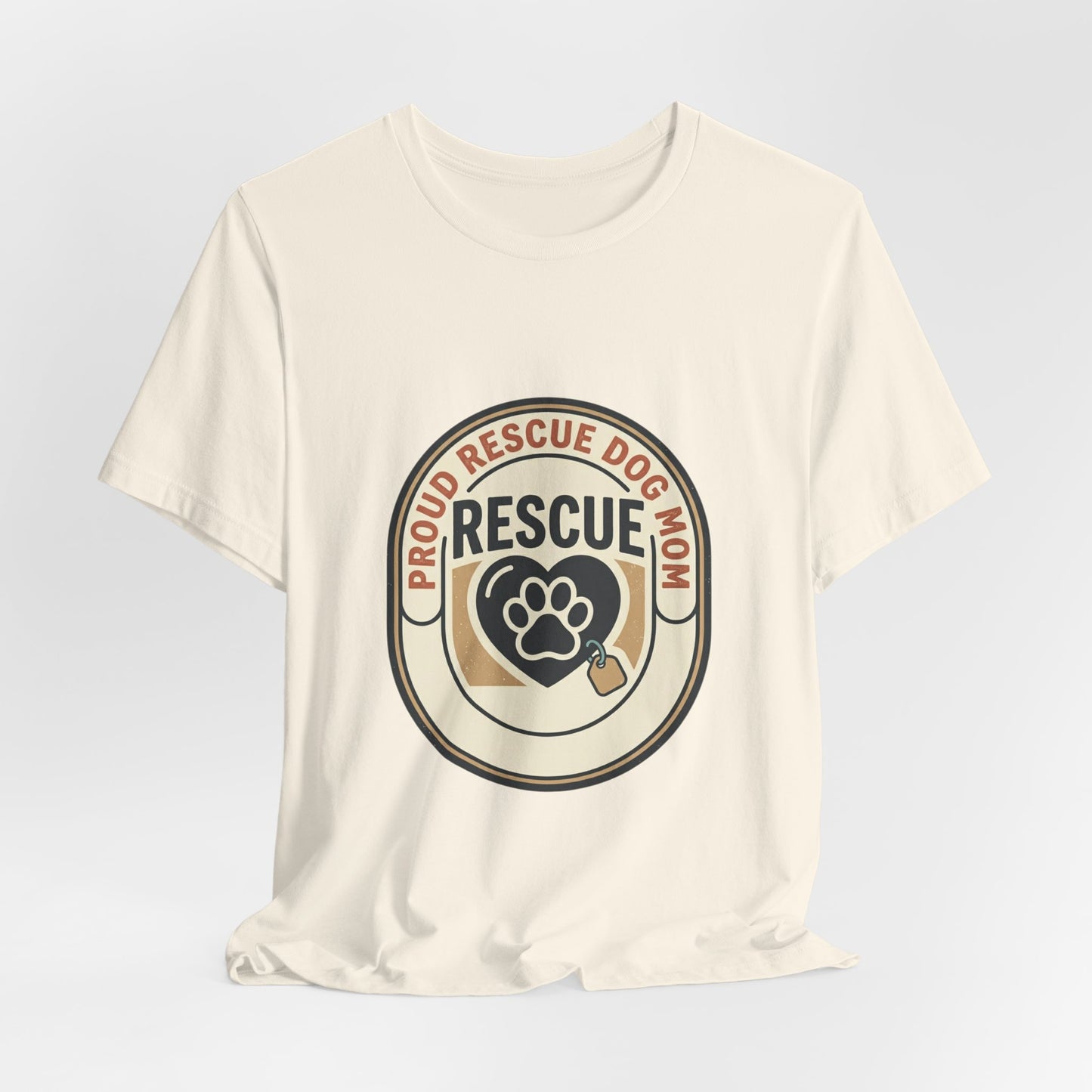 10%OFF at checkout! - Rescue Dog Mom Tee | Rescue Pride, Fur Baby Shirt