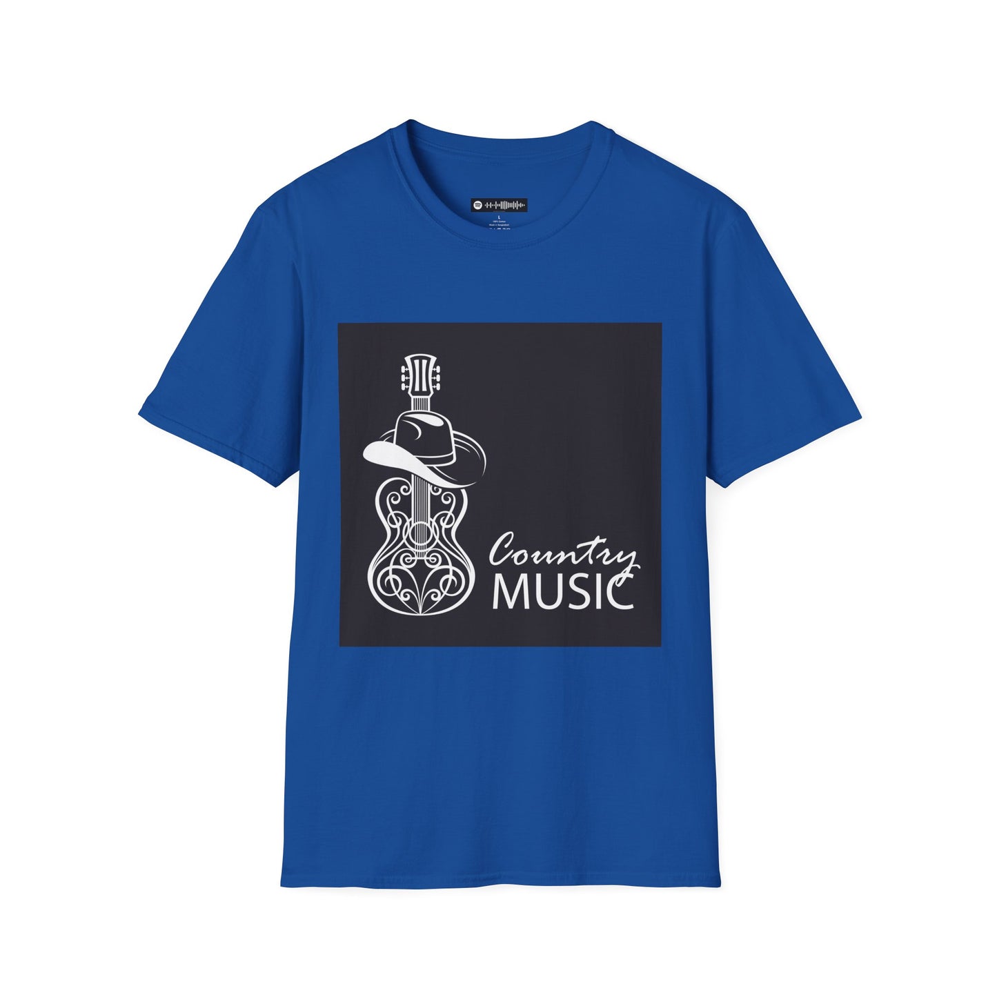 10% Off at checkout - Country Music T-Shirt — Guitar & Cowboy Hat Design
