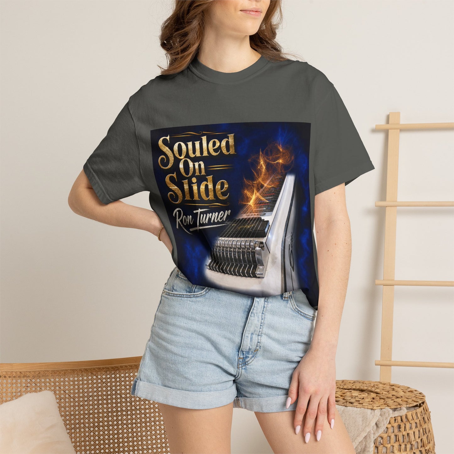 Souled On Side Ron Turner Steel Guitar T-Shirt