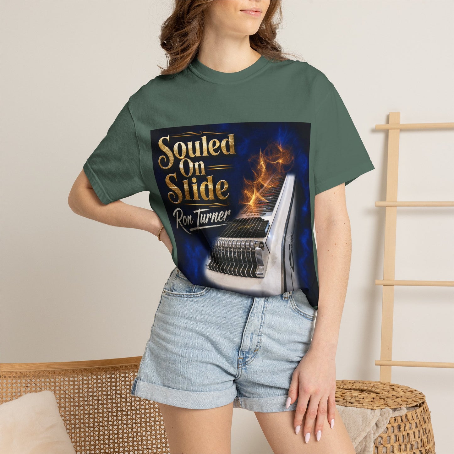 Souled On Side Ron Turner Steel Guitar T-Shirt