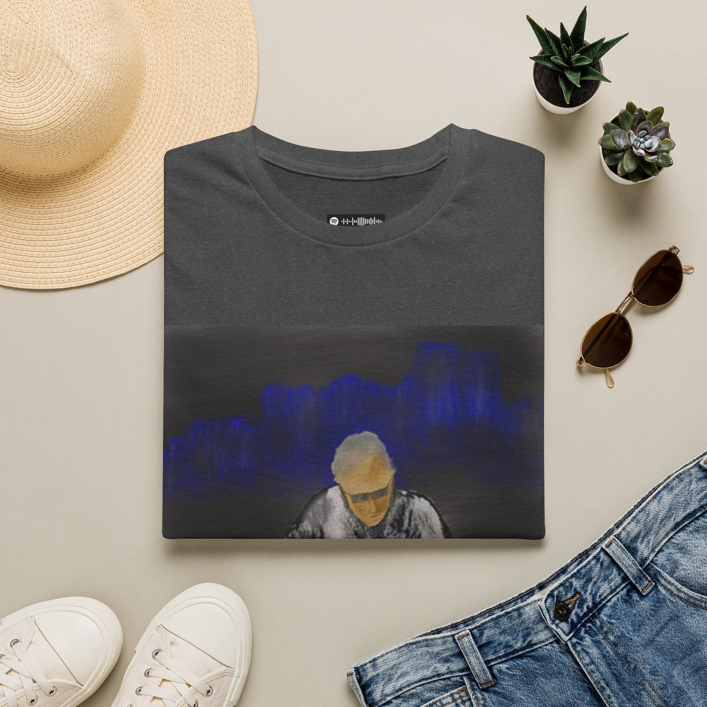 Blues City Groove, Steel Guitarist T-Shirt — Moody Nightclub Electronic Music Tee