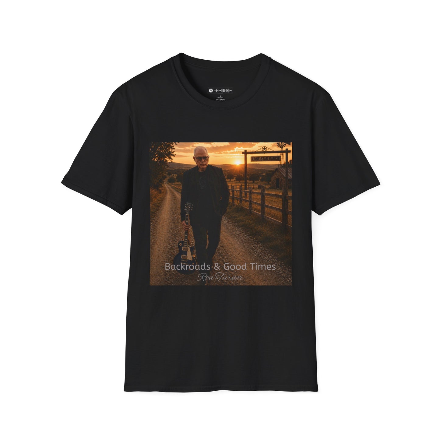 T-Shirt — 'Backroads & Good Times' Sunset Portrait Tee