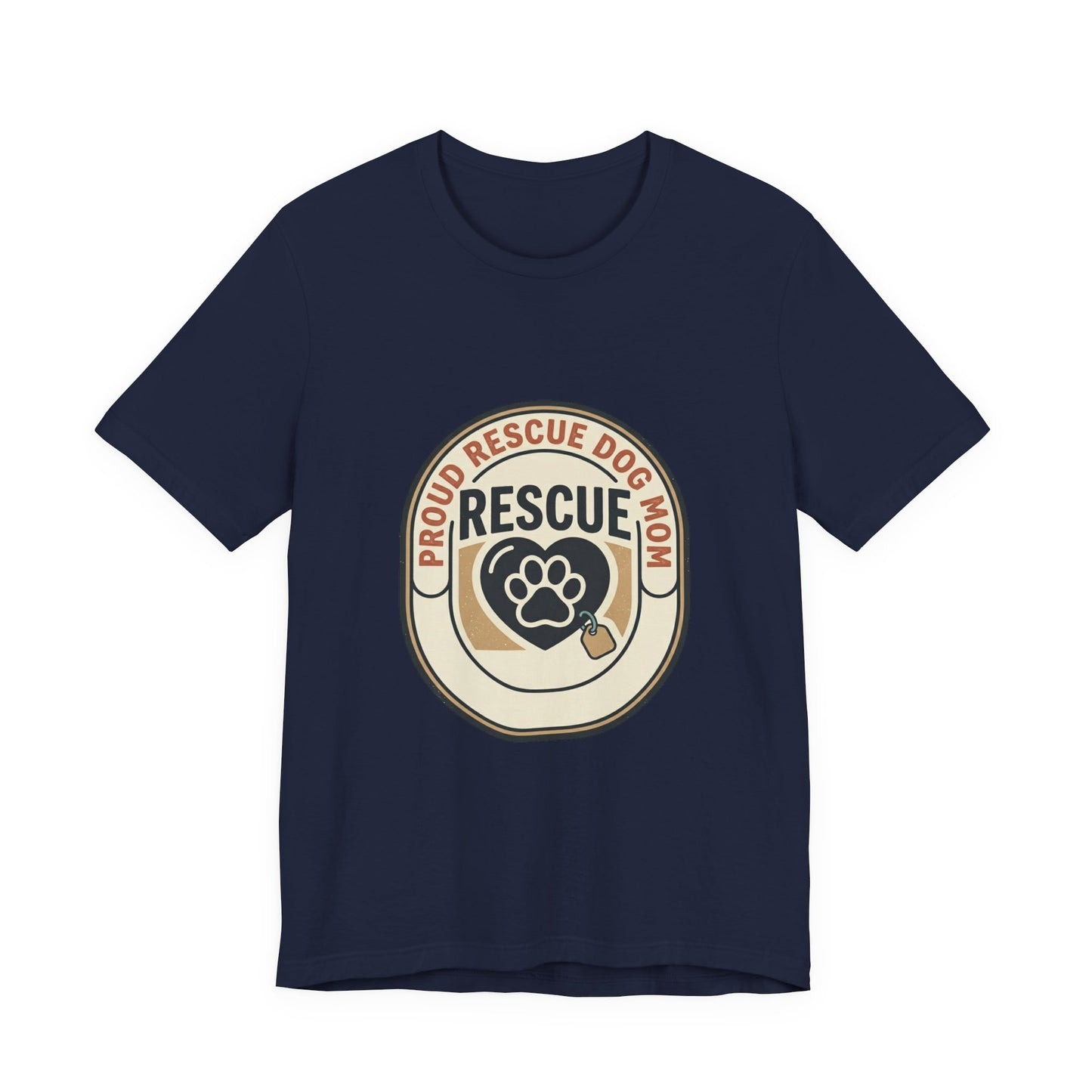 10%OFF at checkout! - Rescue Dog Mom Tee | Rescue Pride, Fur Baby Shirt