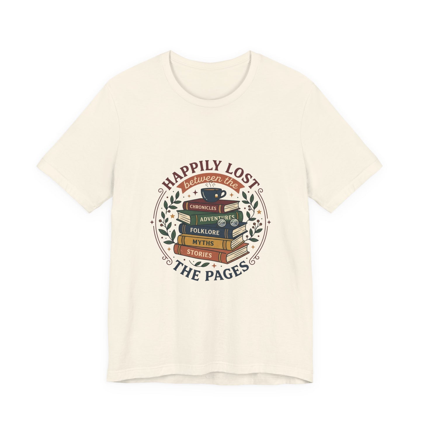 Happily Lost the Pages T-Shirt | Book Lover, Reading Shirt
